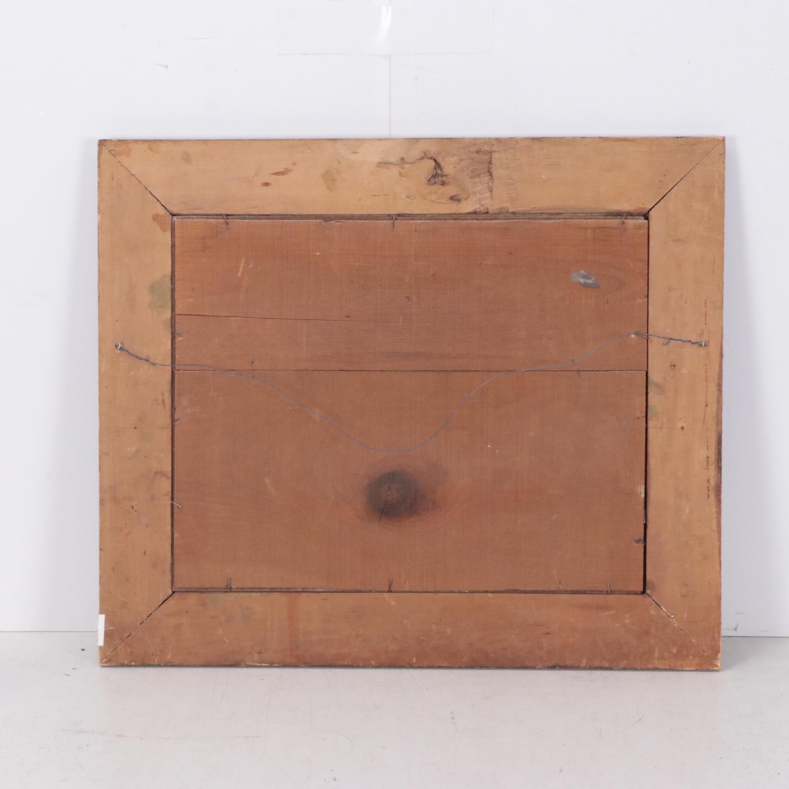 Bucolic Landscape Oil Painting