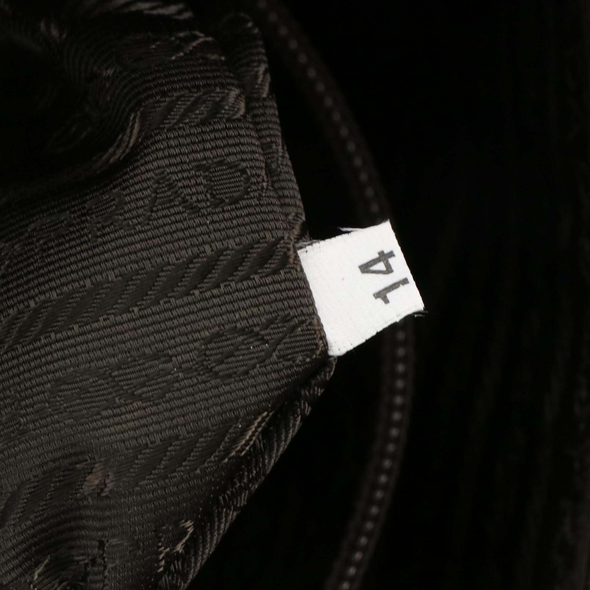 Prada Shoulder Tote Bag in Khaki Green Tessuto Nylon