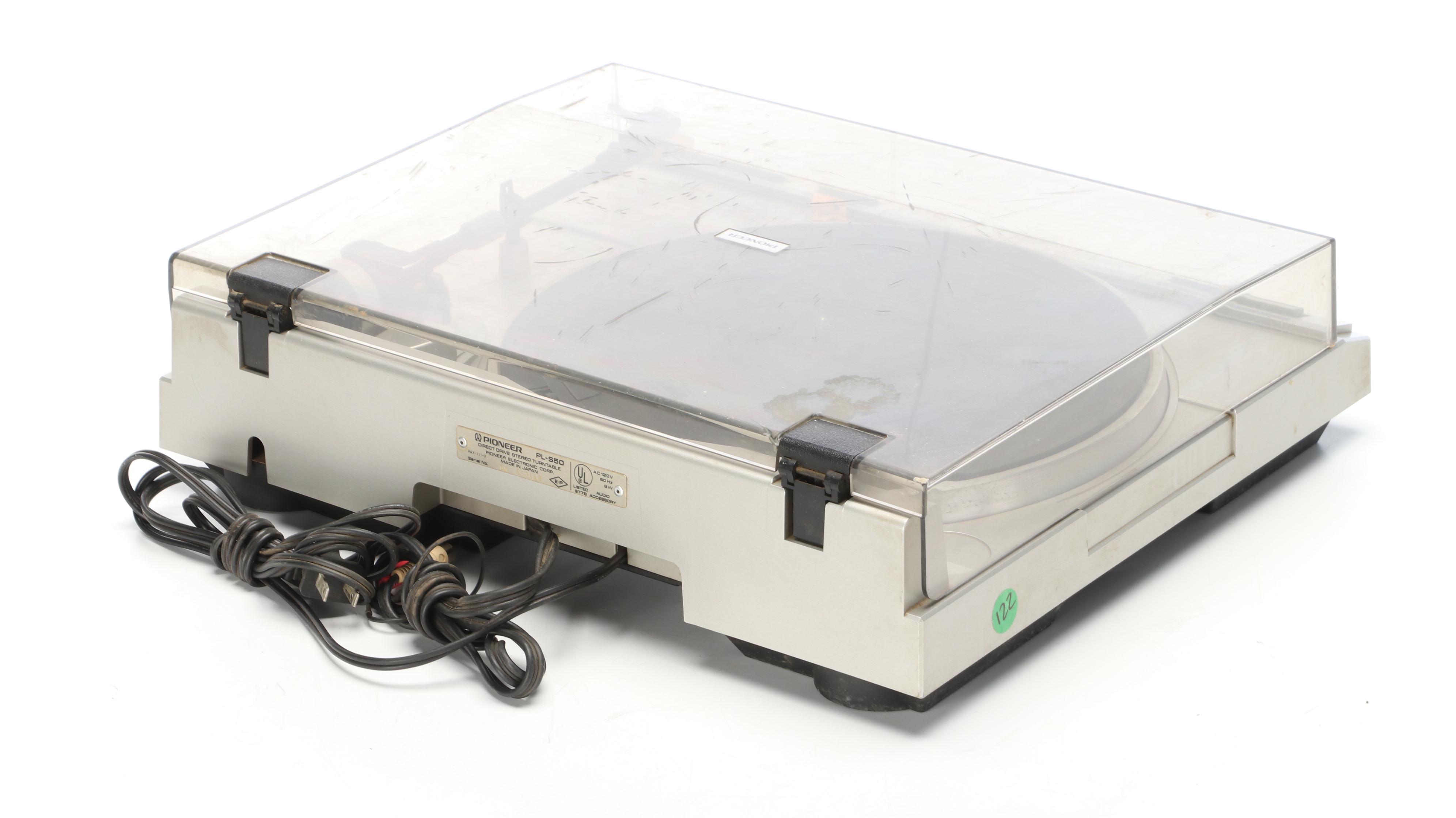 Pioneer Centrex Record Player & Cassette Player With CMC Speakers