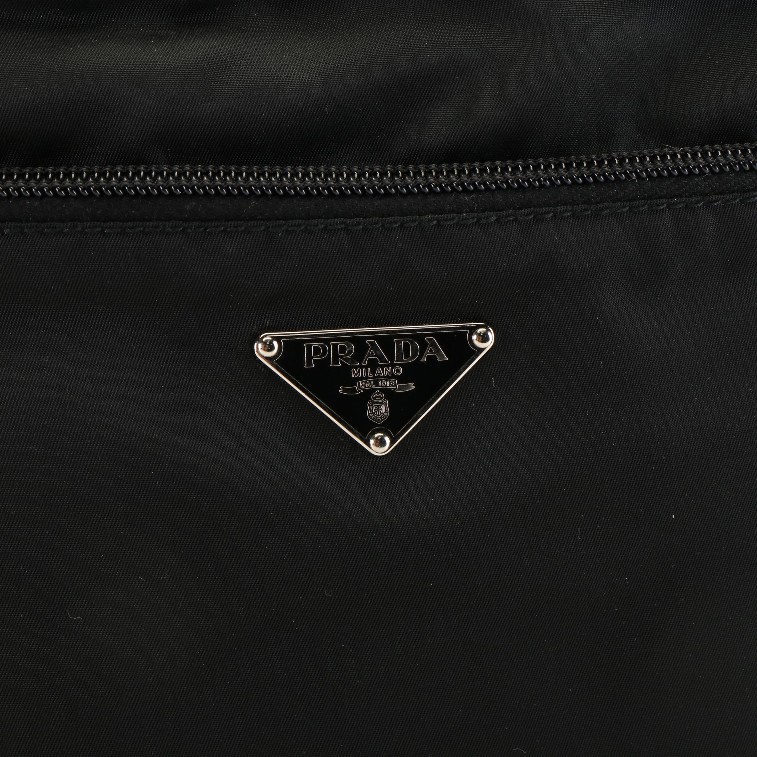 Prada Black Tessuto Nylon Crossbody Bag