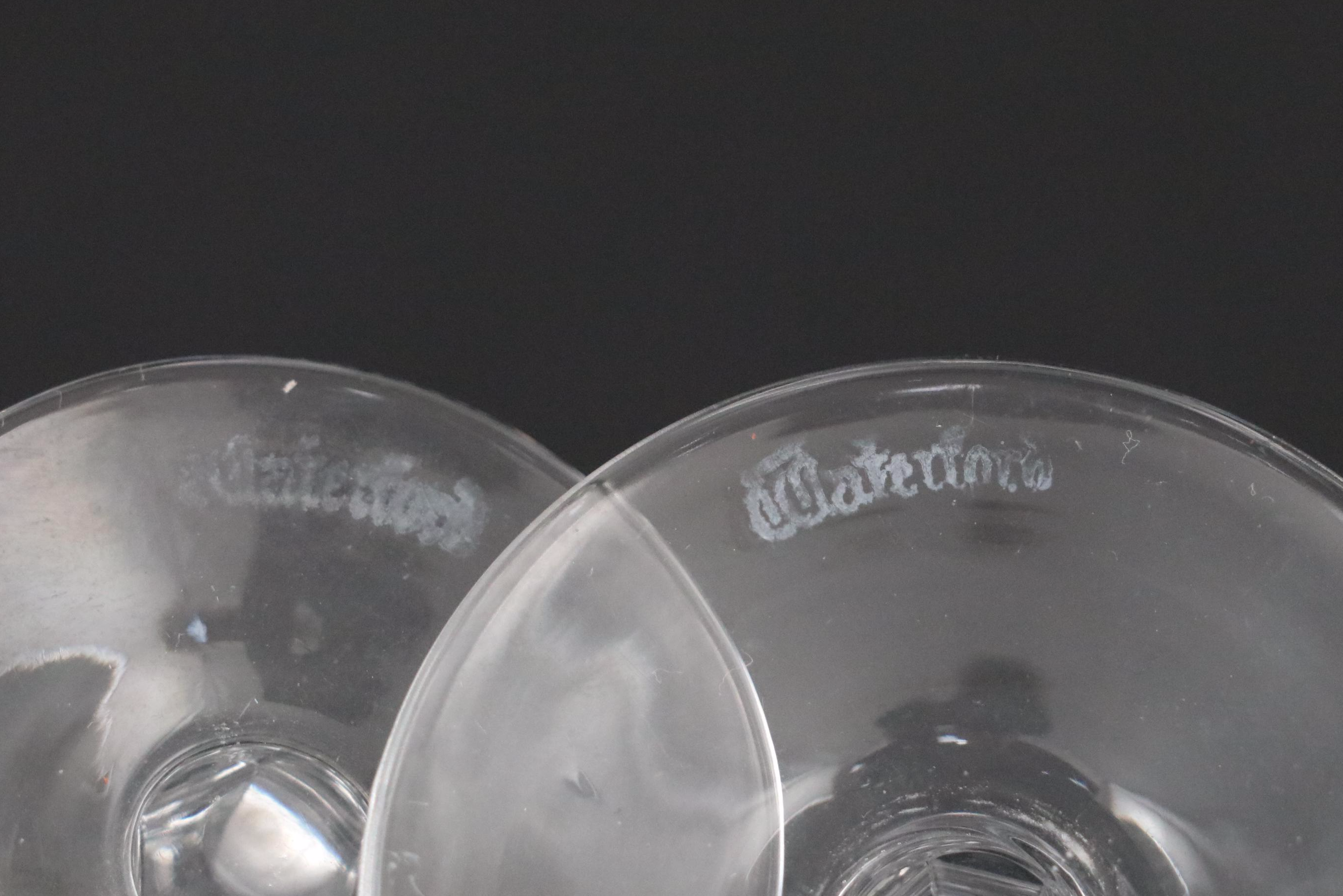 Waterford Crystal "Lismore" Ship's Decanter with Stemware