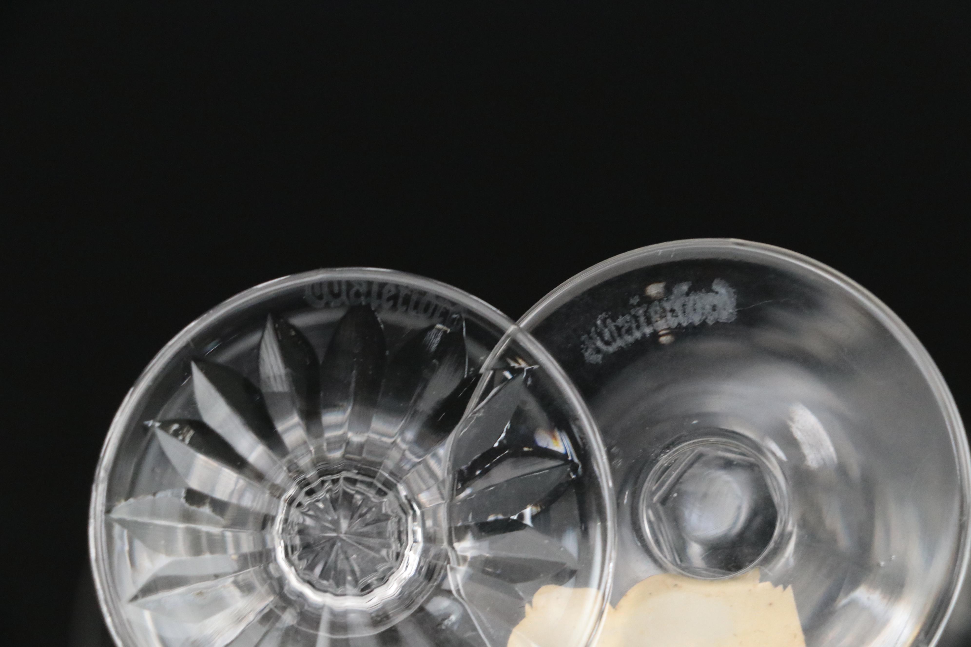 Waterford Crystal "Lismore" Ship's Decanter with Stemware