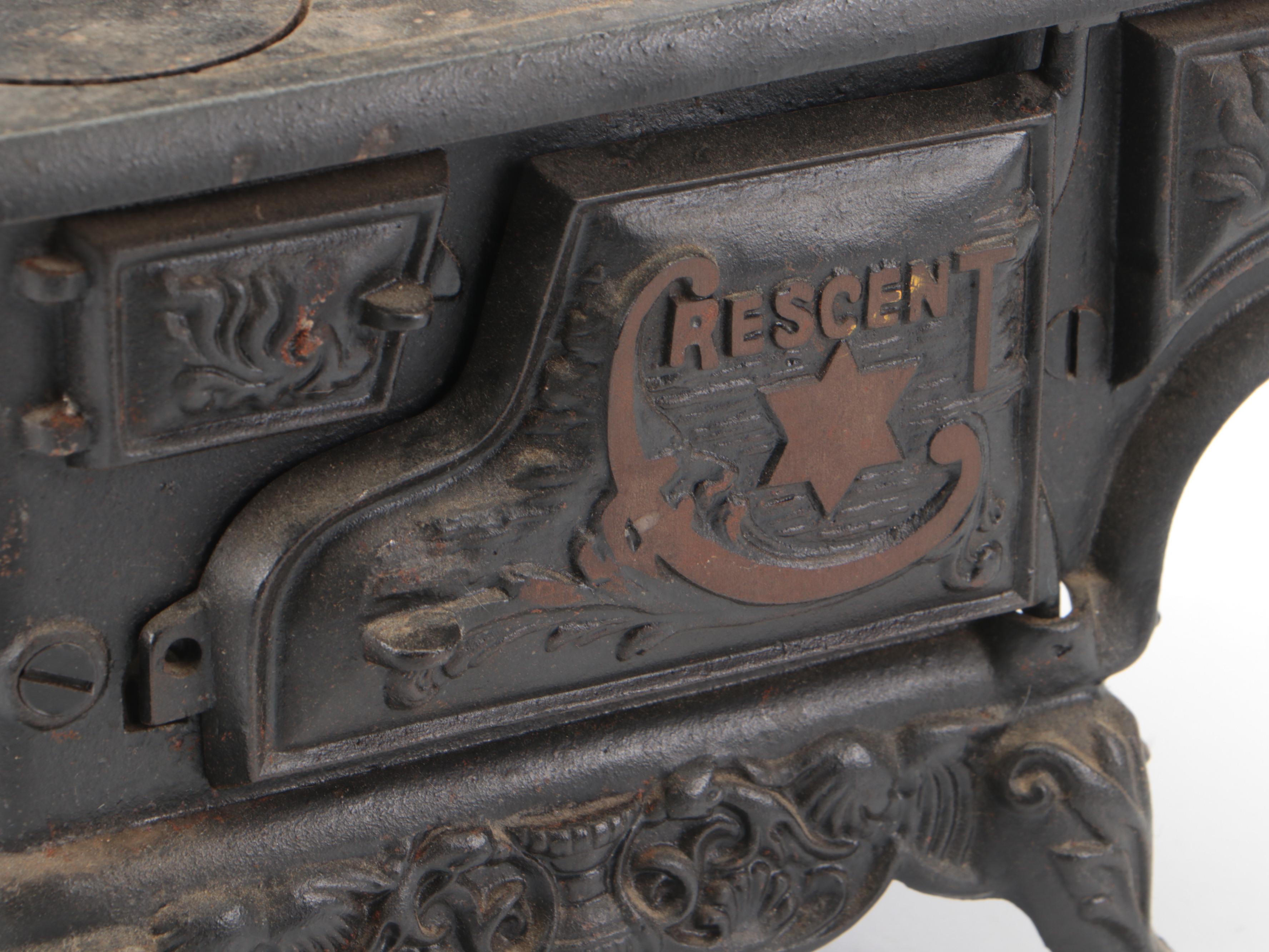 Crescent Miniature Cast Iron Stove