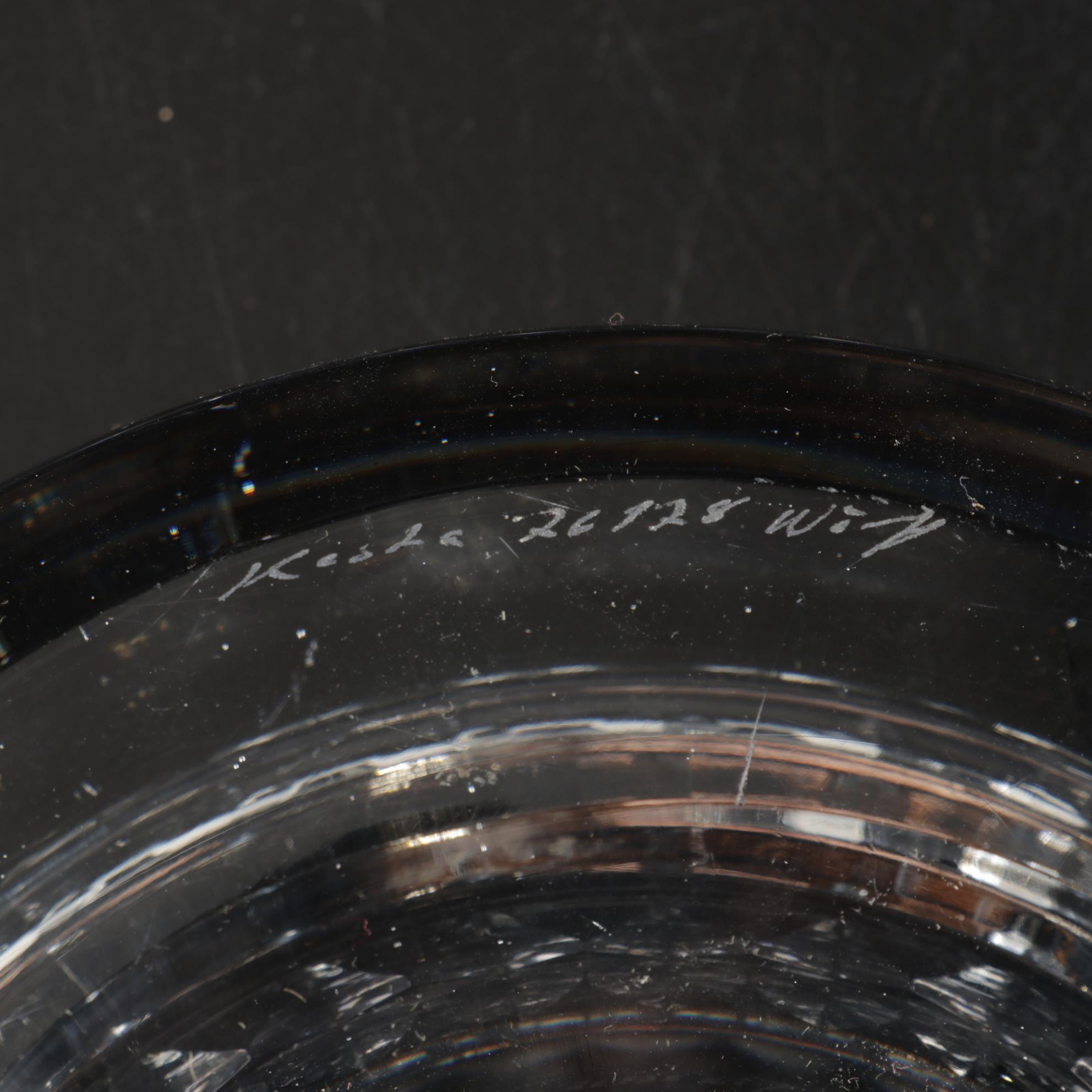 Kosta Boda Crystal Cigar Ashtray, Featured In Mid-Century Collection