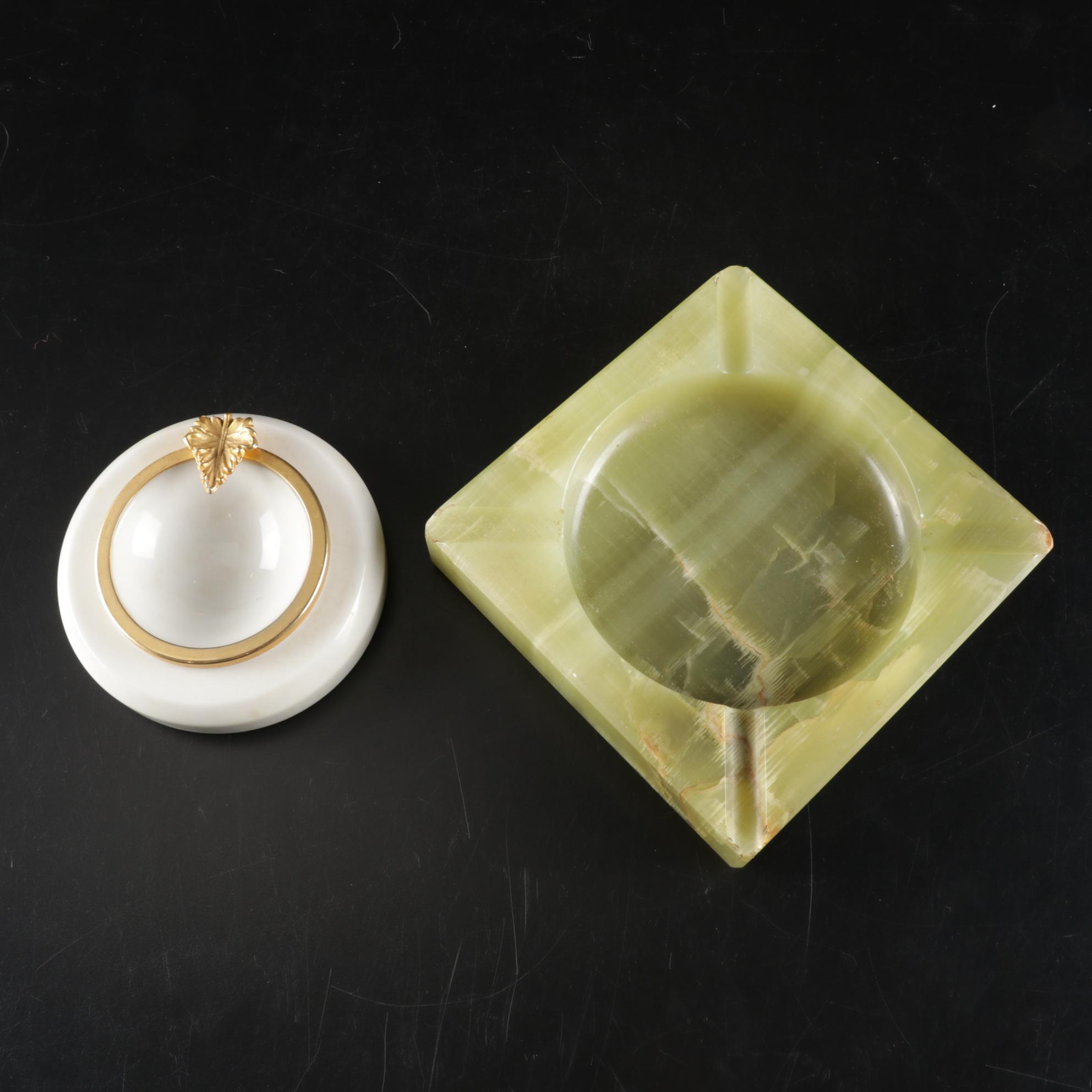 Kosta Boda Crystal Cigar Ashtray, Featured In Mid-Century Collection