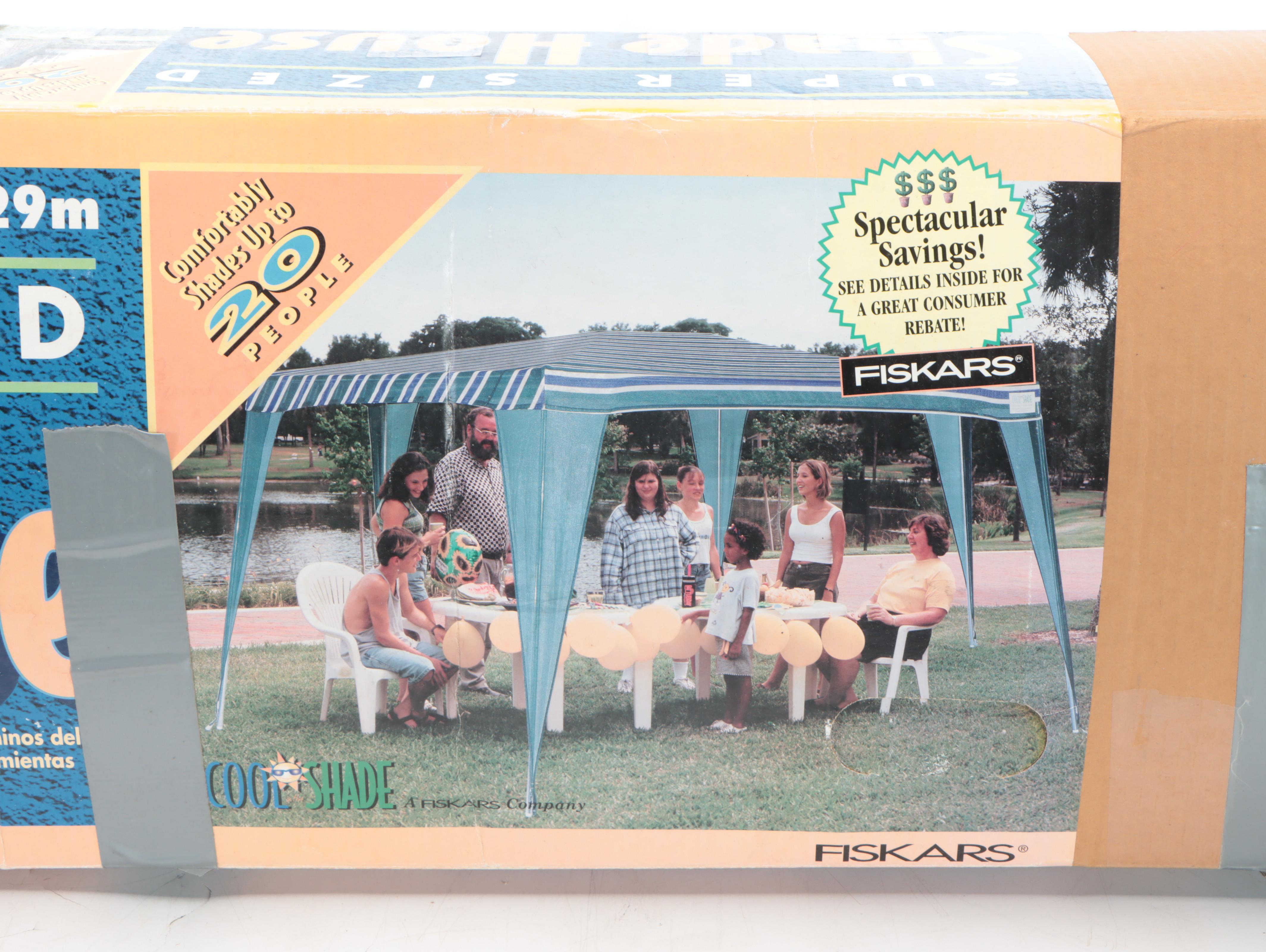 Cool Shade by Fiskars Super Sized Shade House Outdoor Canopy Tent