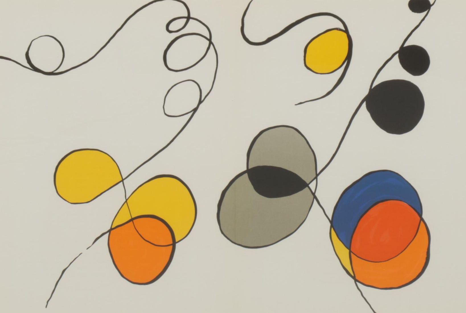 Alexander Calder Double-Page Color Lithograph for "Derrière le Miroir," 1968