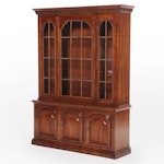 Thomasville Colonial Style Cherrywood China Cabinet, Late 20th Century