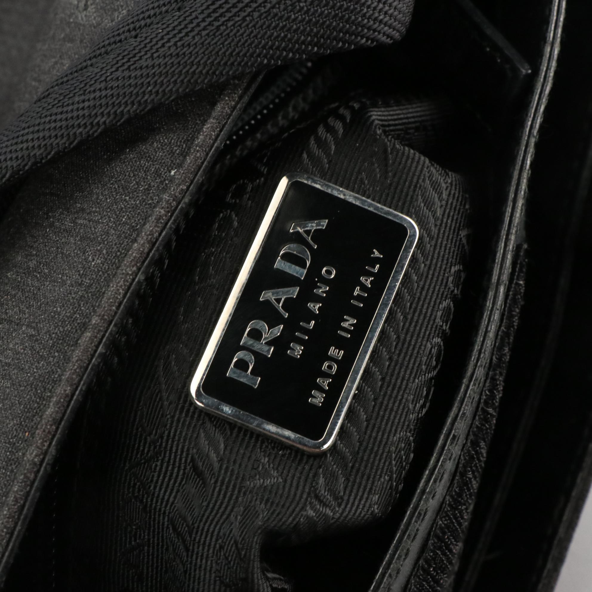 Prada Sport Super 100 Mini Handbag Tote in Cool Grey Nylon Canvas