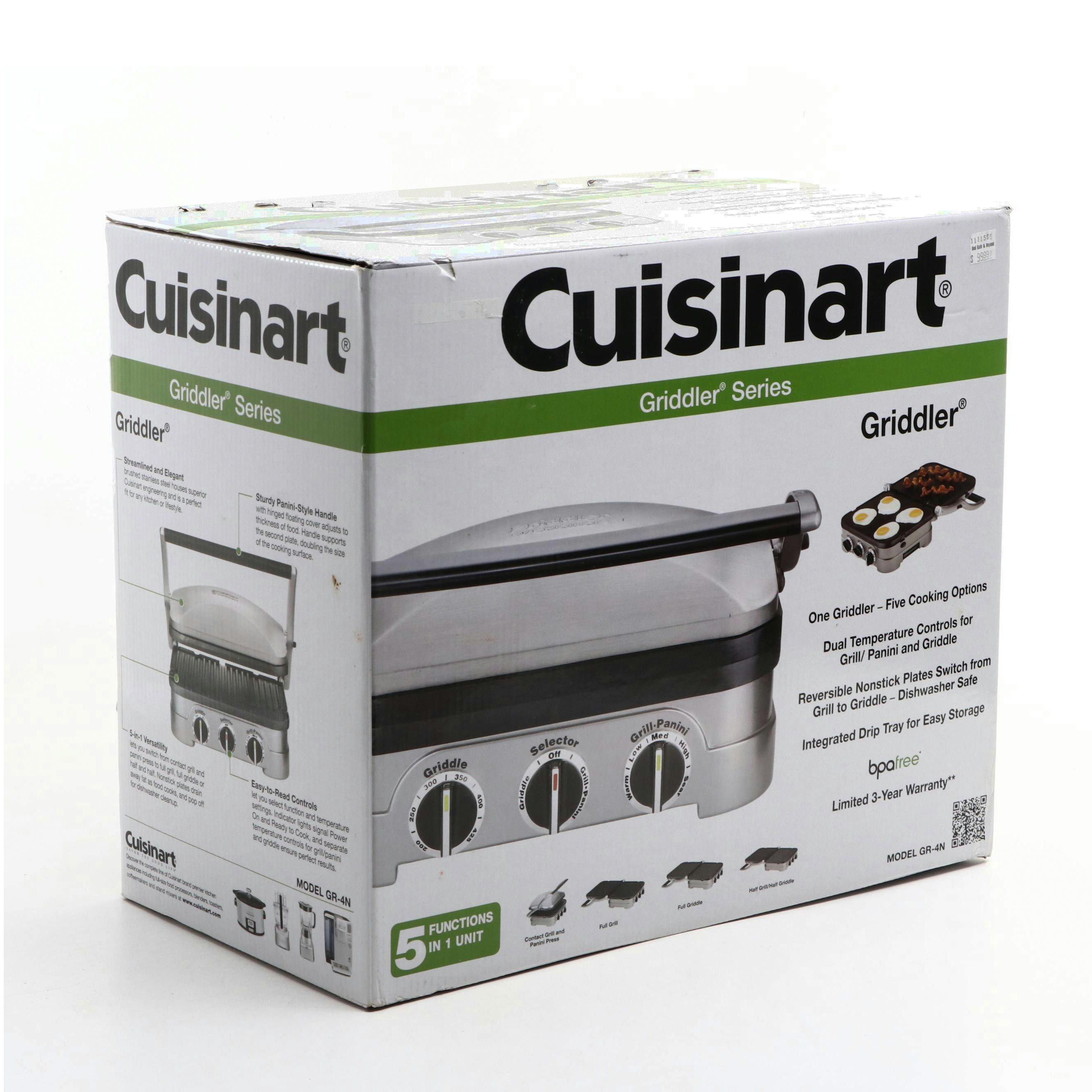 Cuisinart "Griddler" Griddle and Panini Press