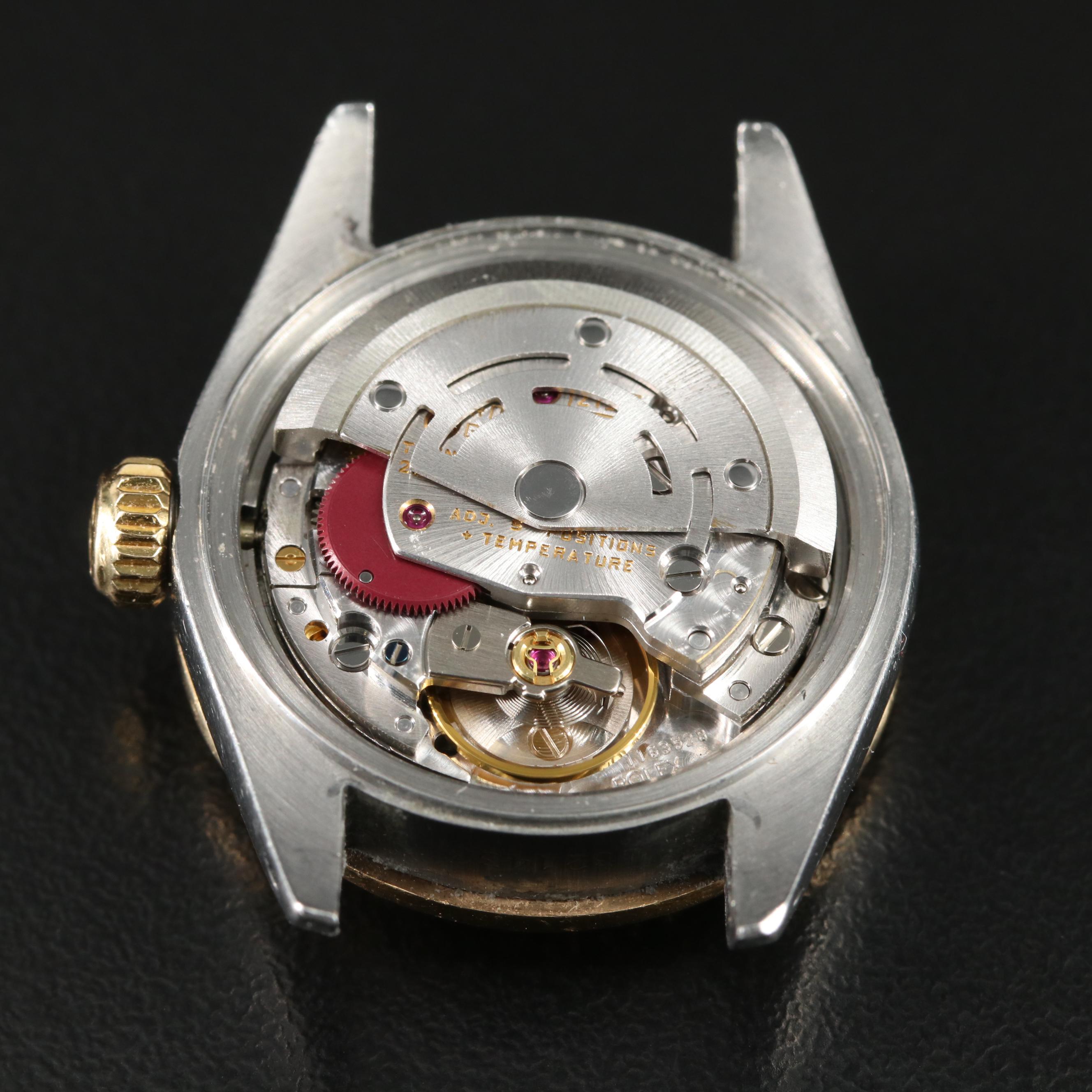 1989 Rolex Custom Diamond Bezel Oyster Perpetual Datejust Watch