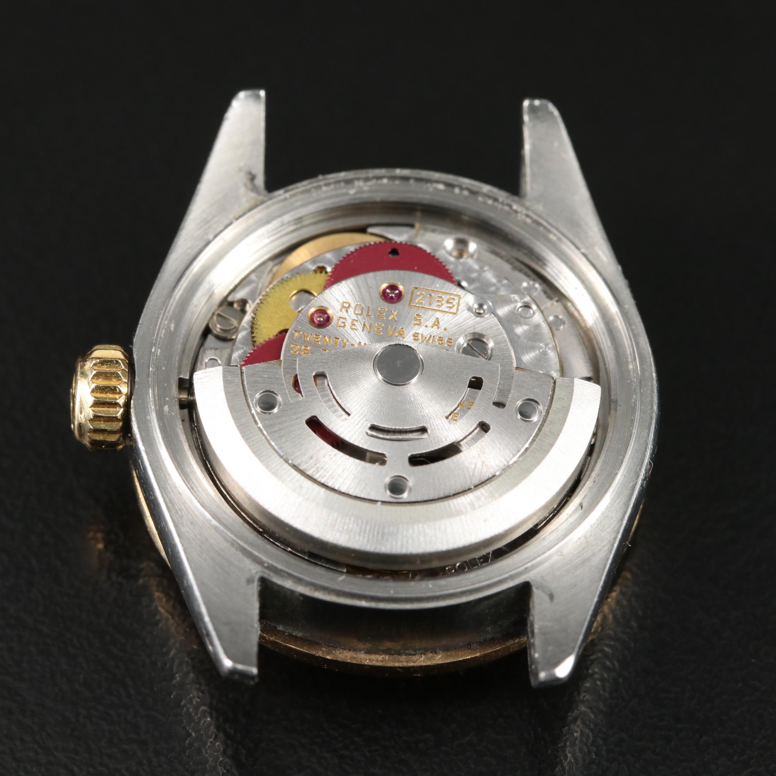 1989 Rolex Custom Diamond Bezel Oyster Perpetual Datejust Watch