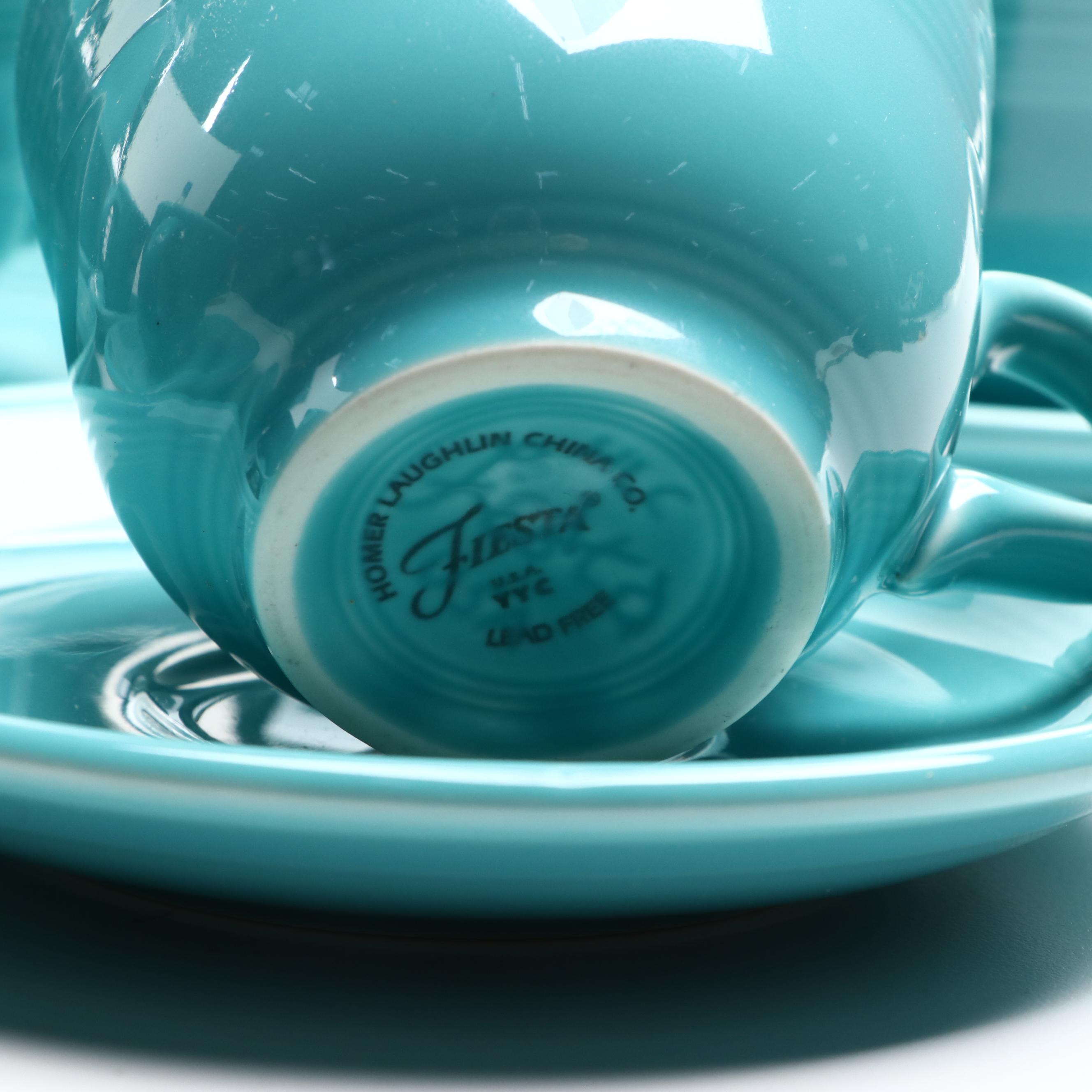 Homer Laughlin "Fiesta Turquoise" Ceramic Dinnerware