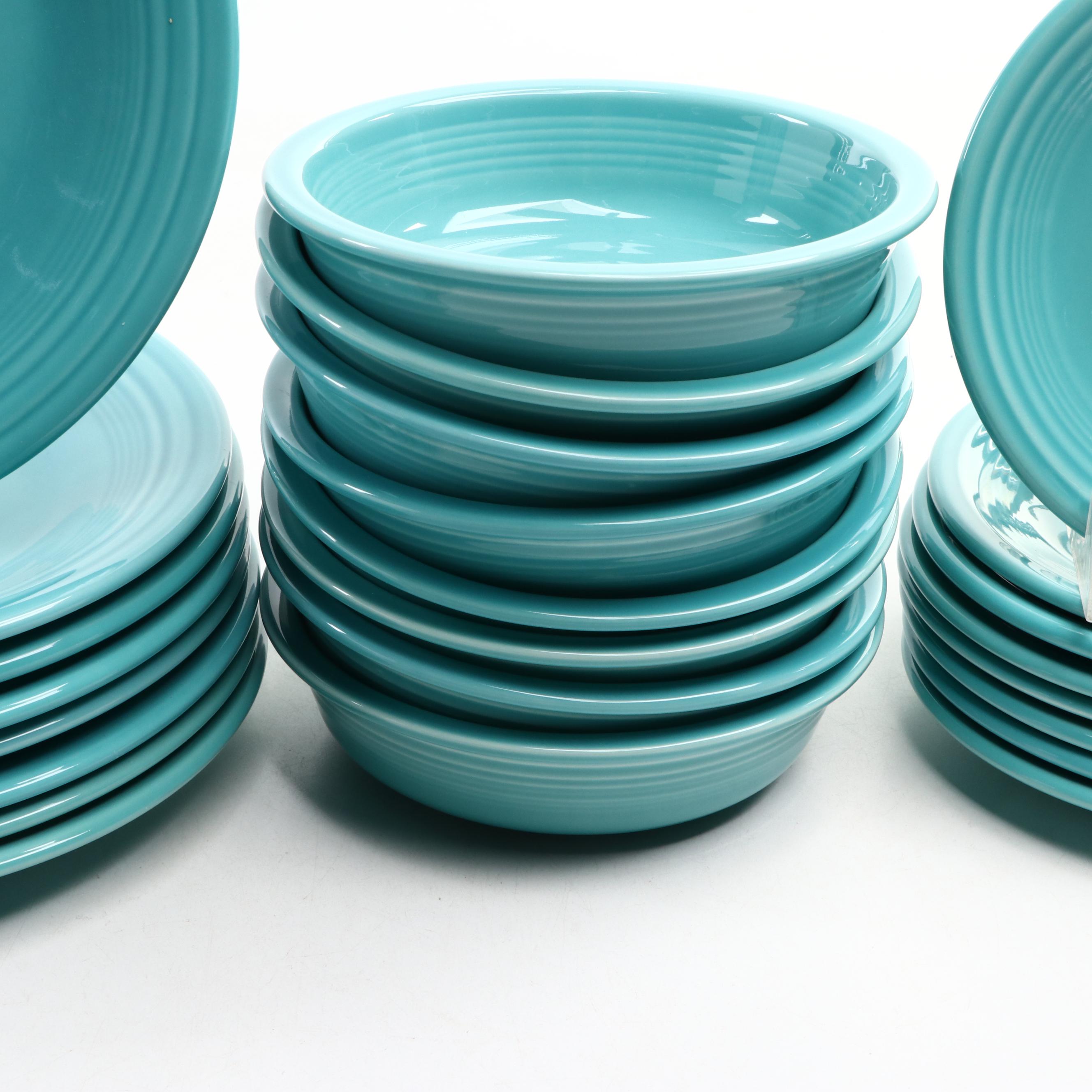 Homer Laughlin "Fiesta Turquoise" Ceramic Dinnerware