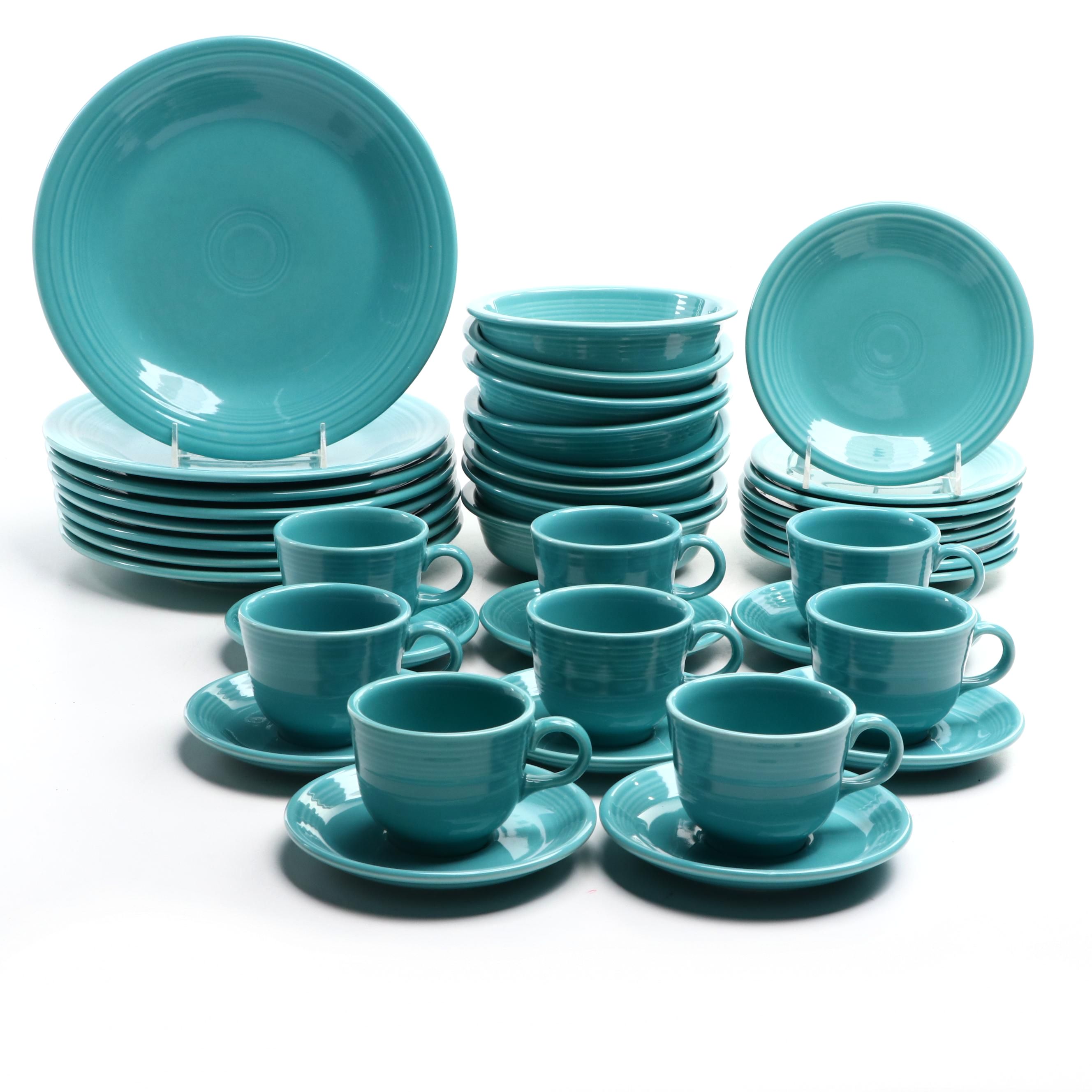 Homer Laughlin "Fiesta Turquoise" Ceramic Dinnerware