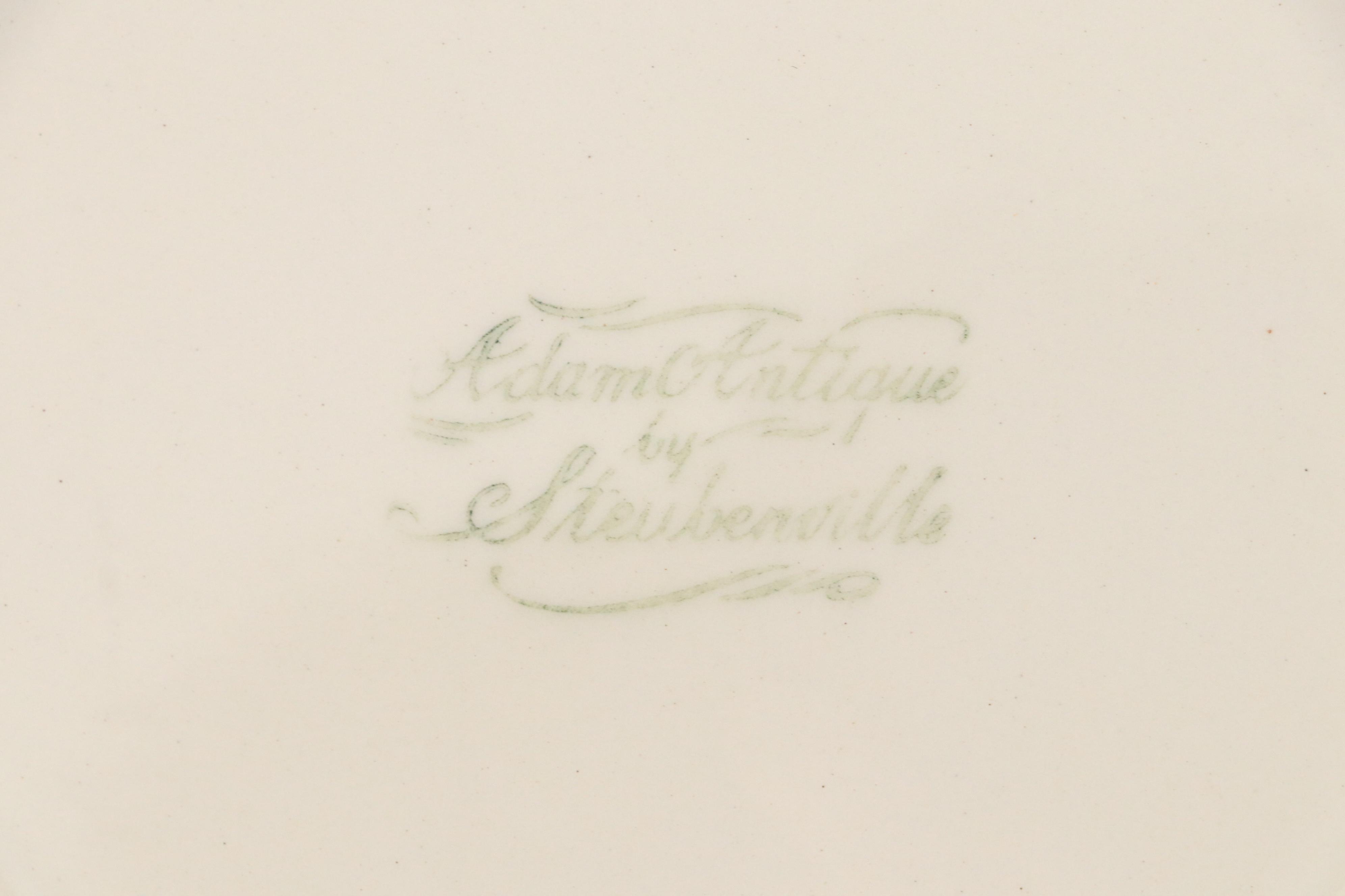 Steubenville "Adam Antique" and Other Wedgwood Ceramic Dinnerware