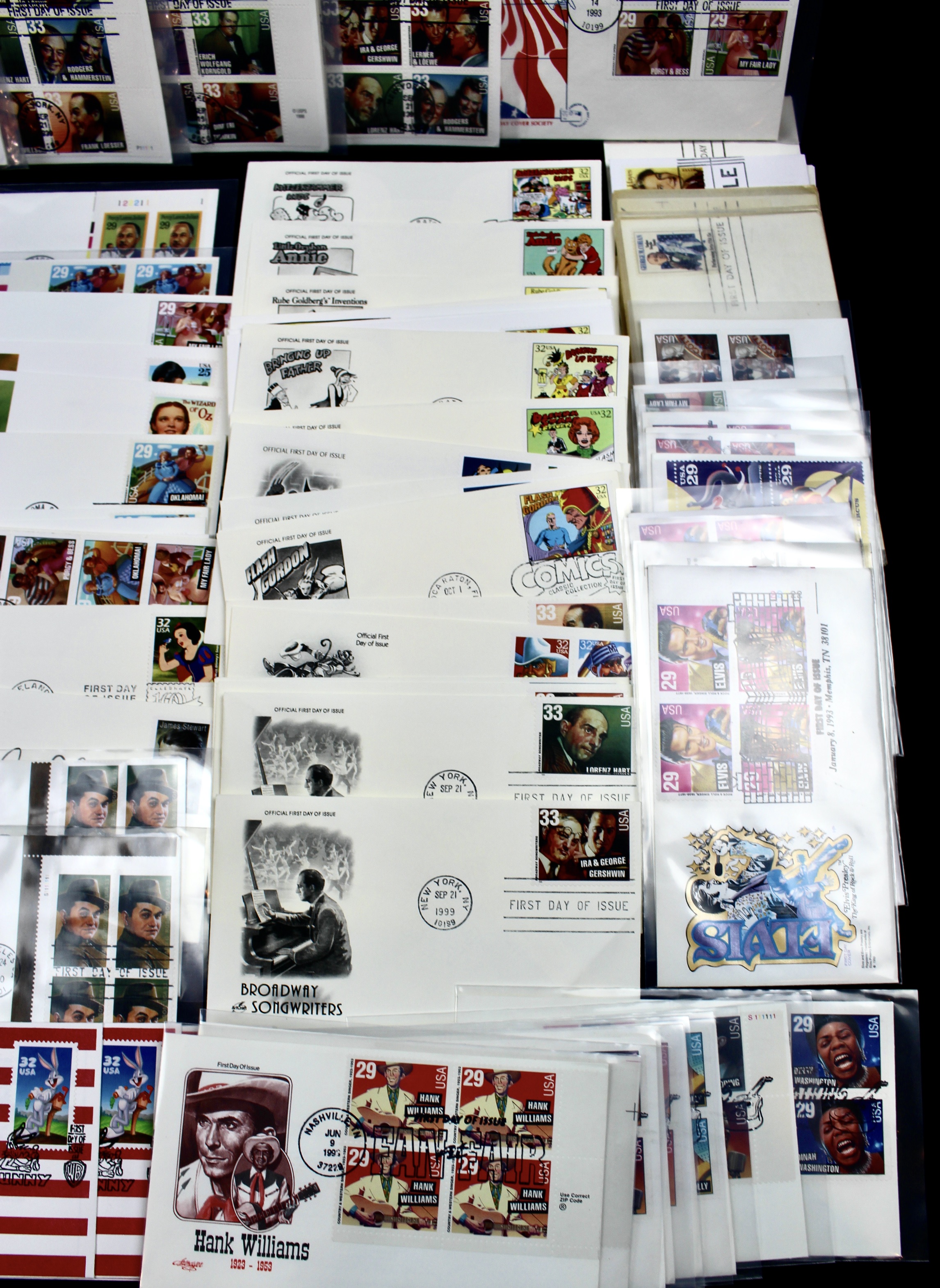 Disney and Hollywood Movie Star First Day Cover Collection