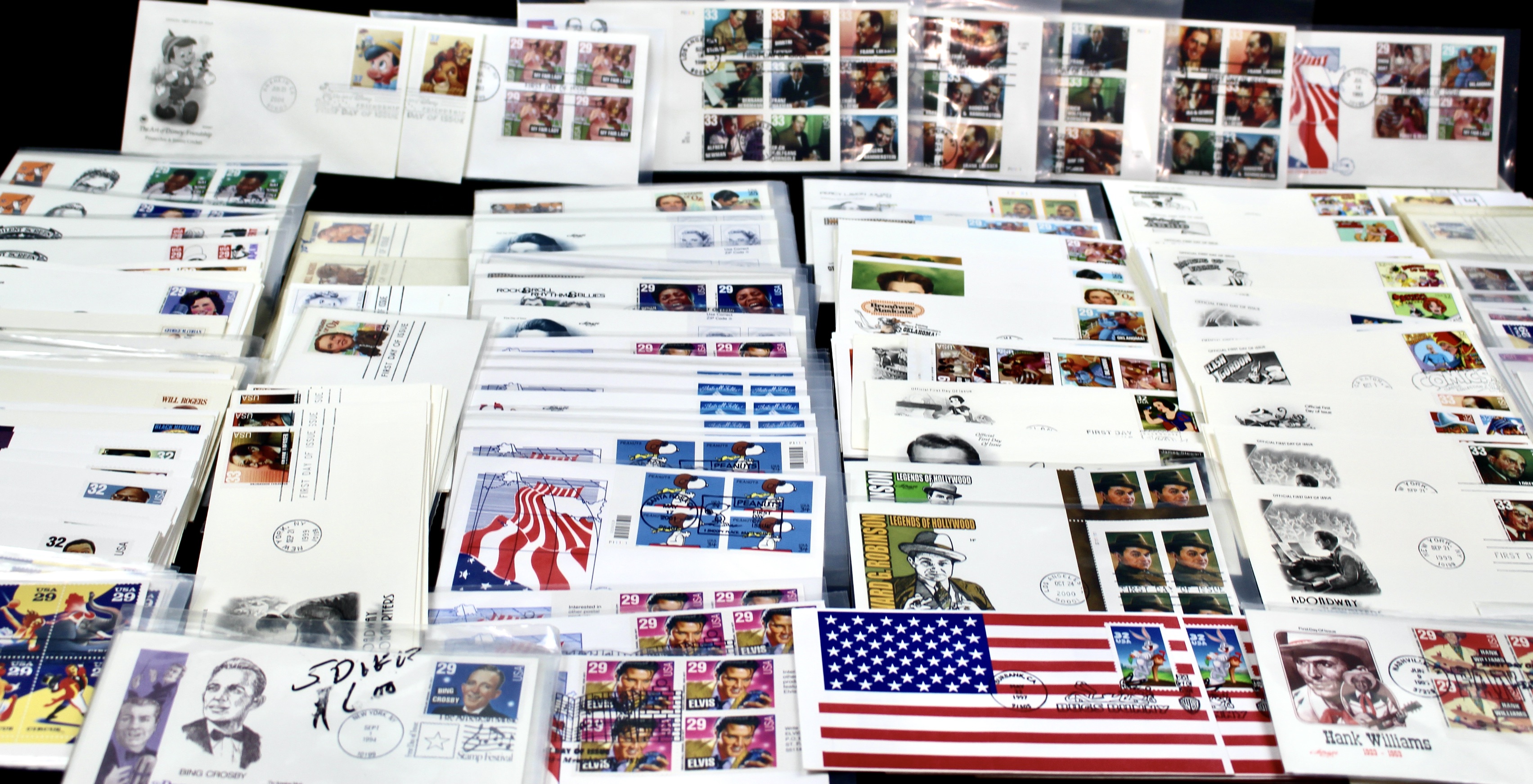 Disney and Hollywood Movie Star First Day Cover Collection