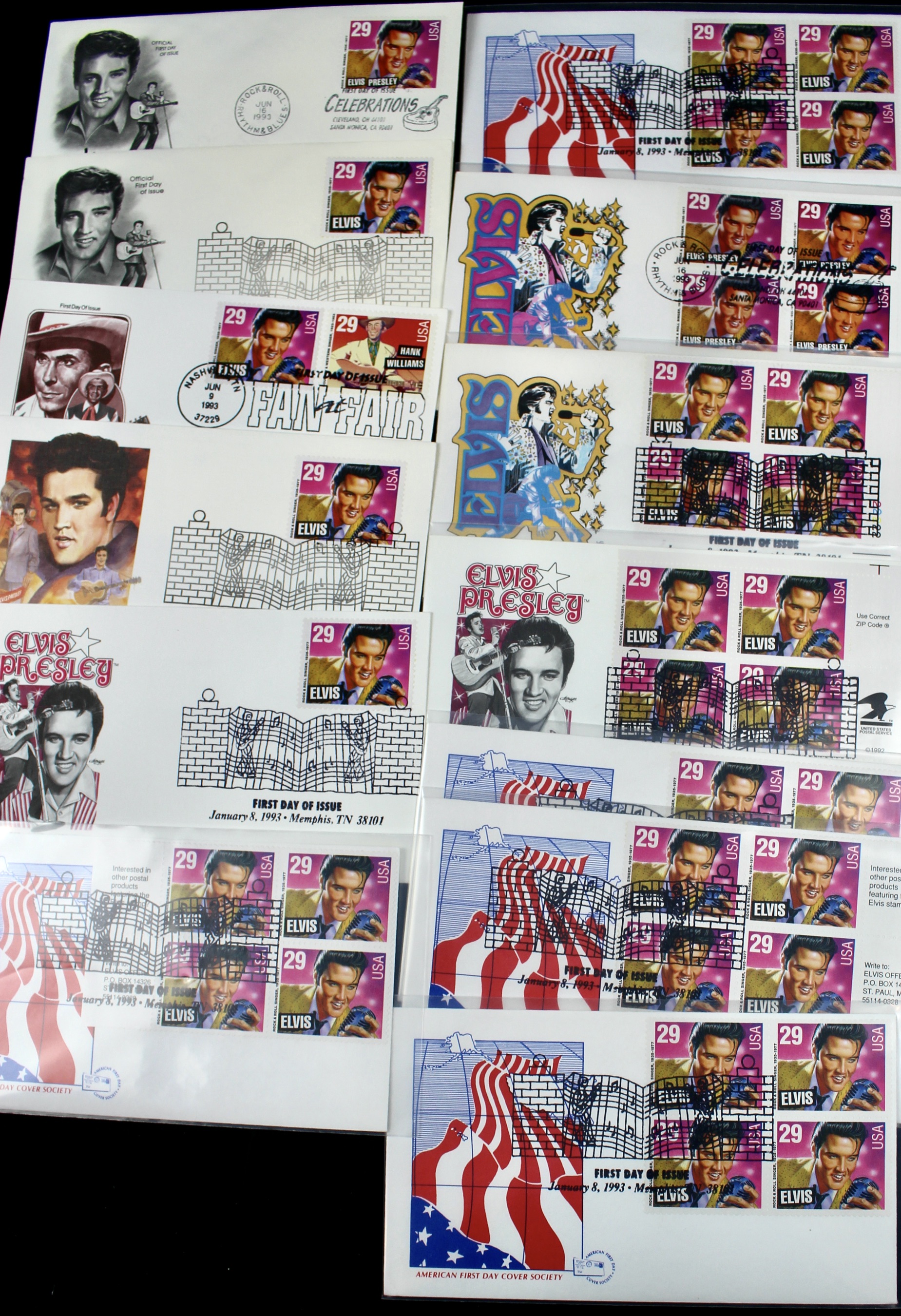 Disney and Hollywood Movie Star First Day Cover Collection