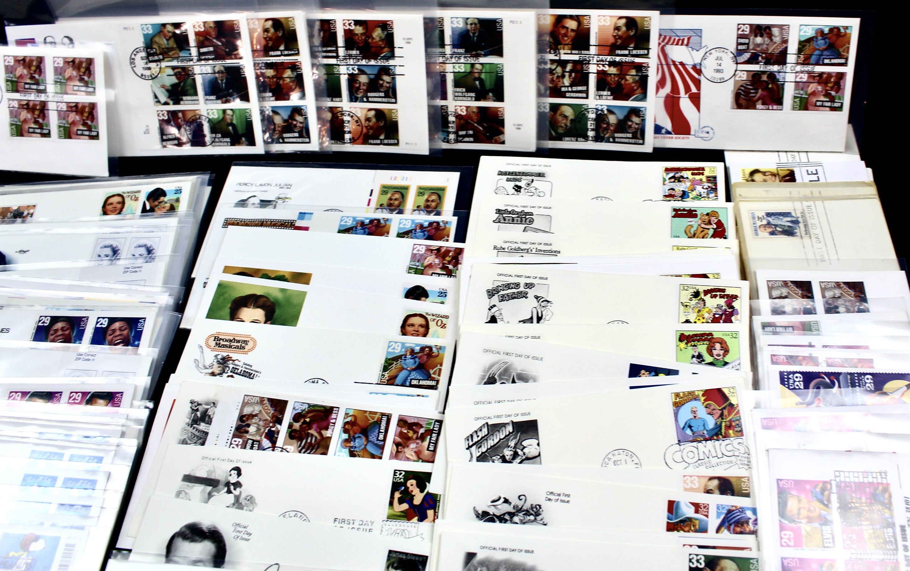 Disney and Hollywood Movie Star First Day Cover Collection