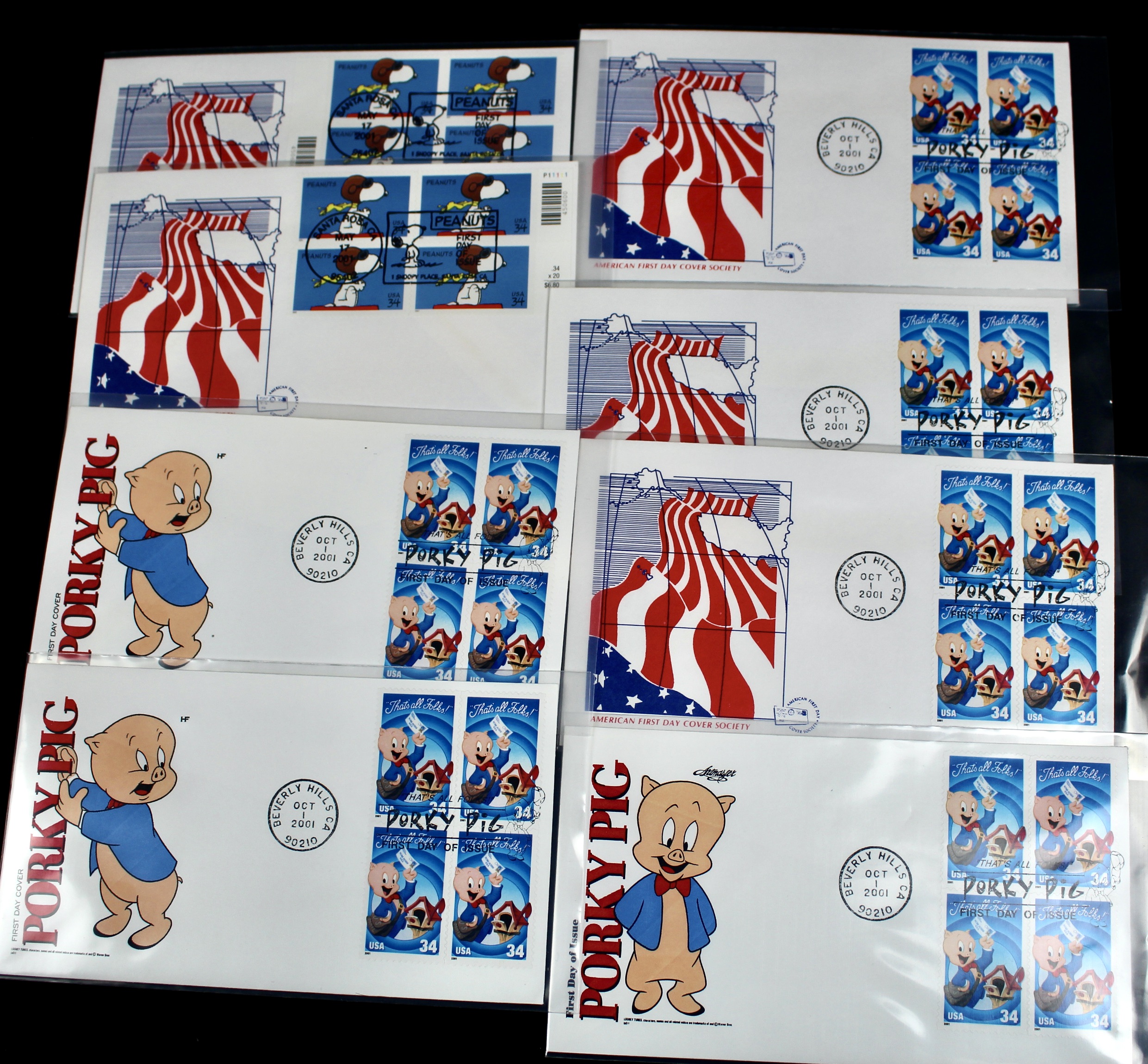 Disney and Hollywood Movie Star First Day Cover Collection