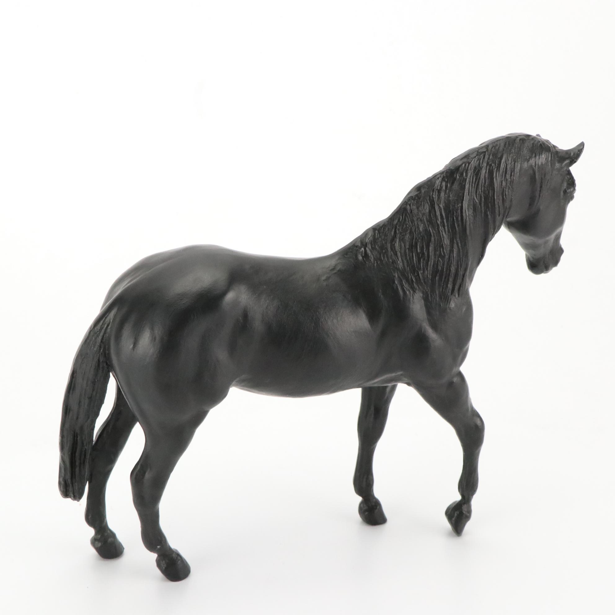 Beyer Plastic Horse with Plastic Saddle and More Beyer Horses
