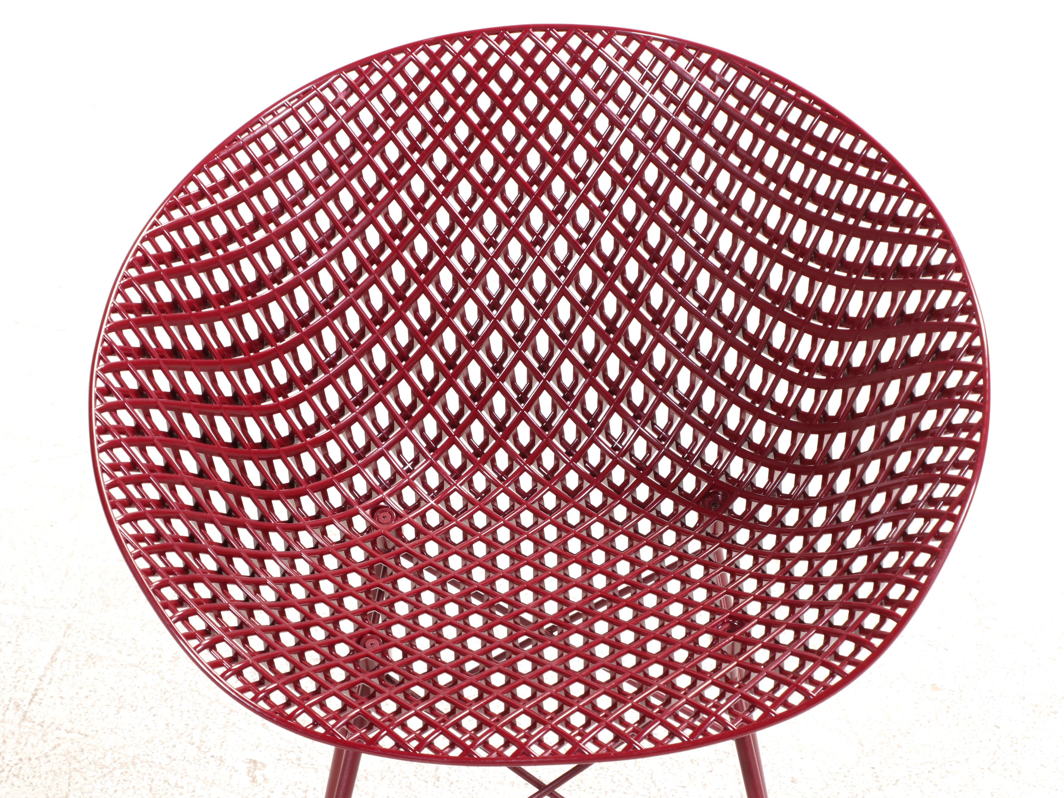 Tokujin Yoshioka for Kartell Smatrick Polycarbonate and Steel Chair