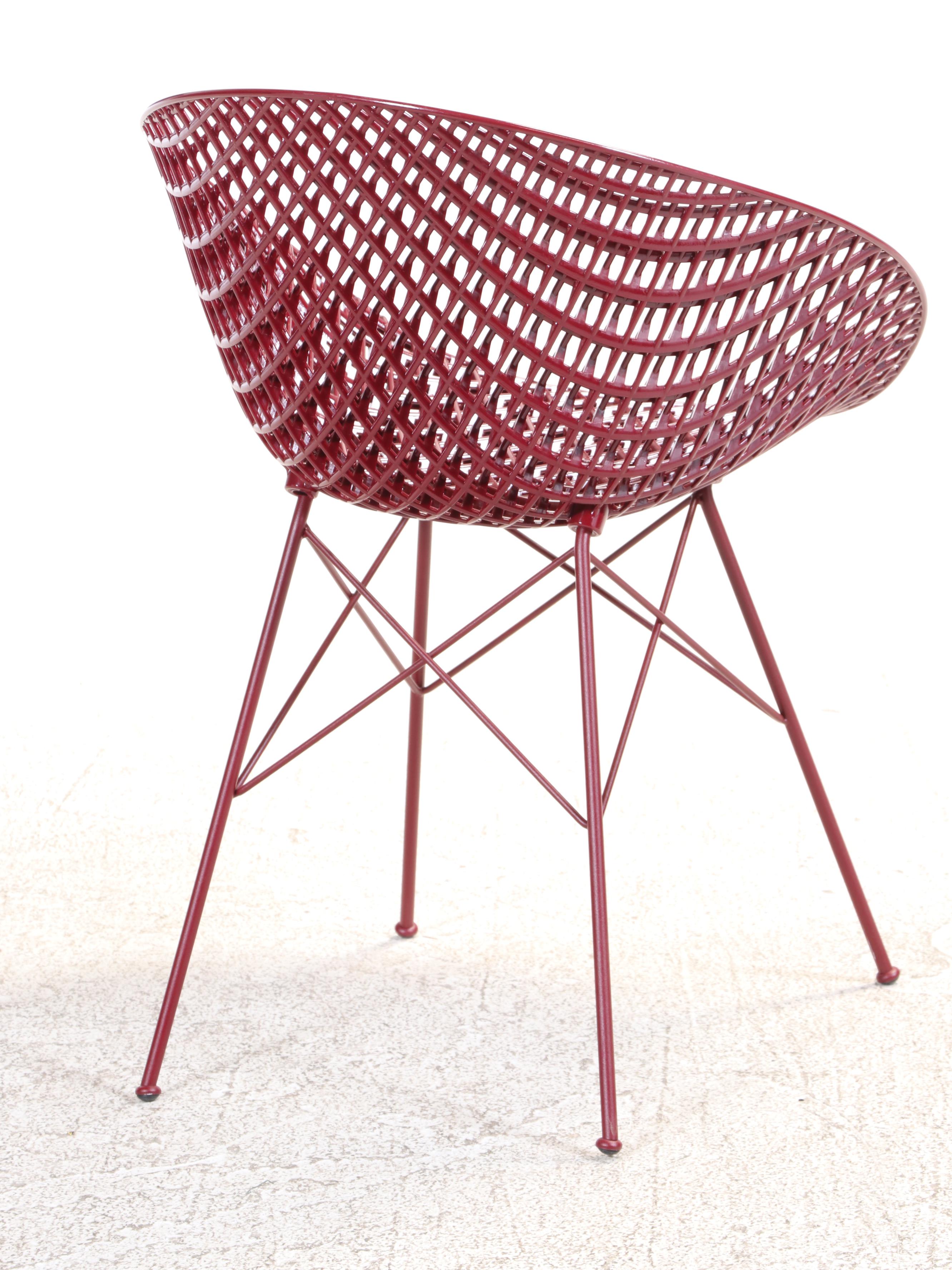 Tokujin Yoshioka for Kartell Smatrick Polycarbonate and Steel Chair
