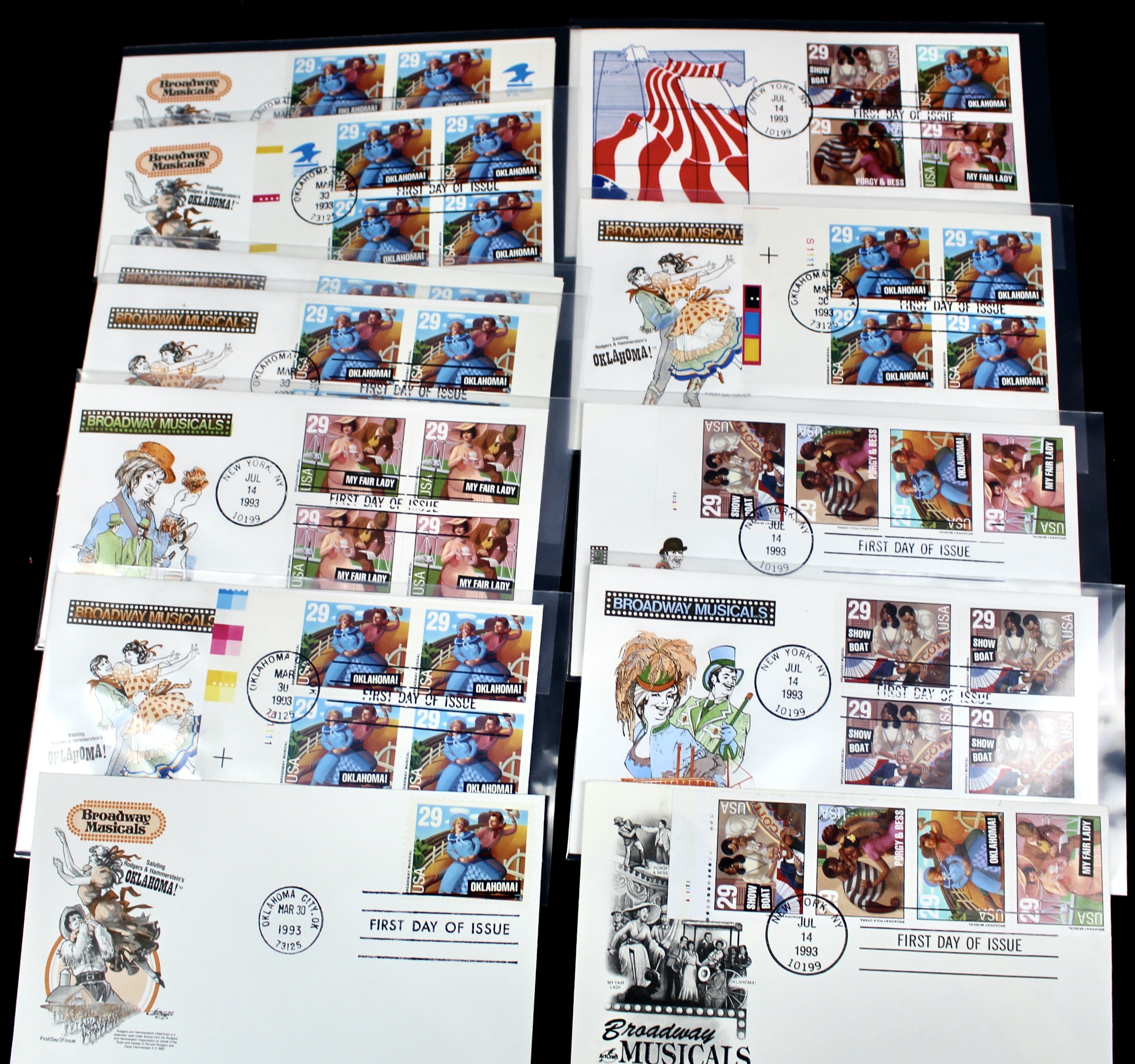 Disney and Hollywood Movie Star First Day Cover Collection