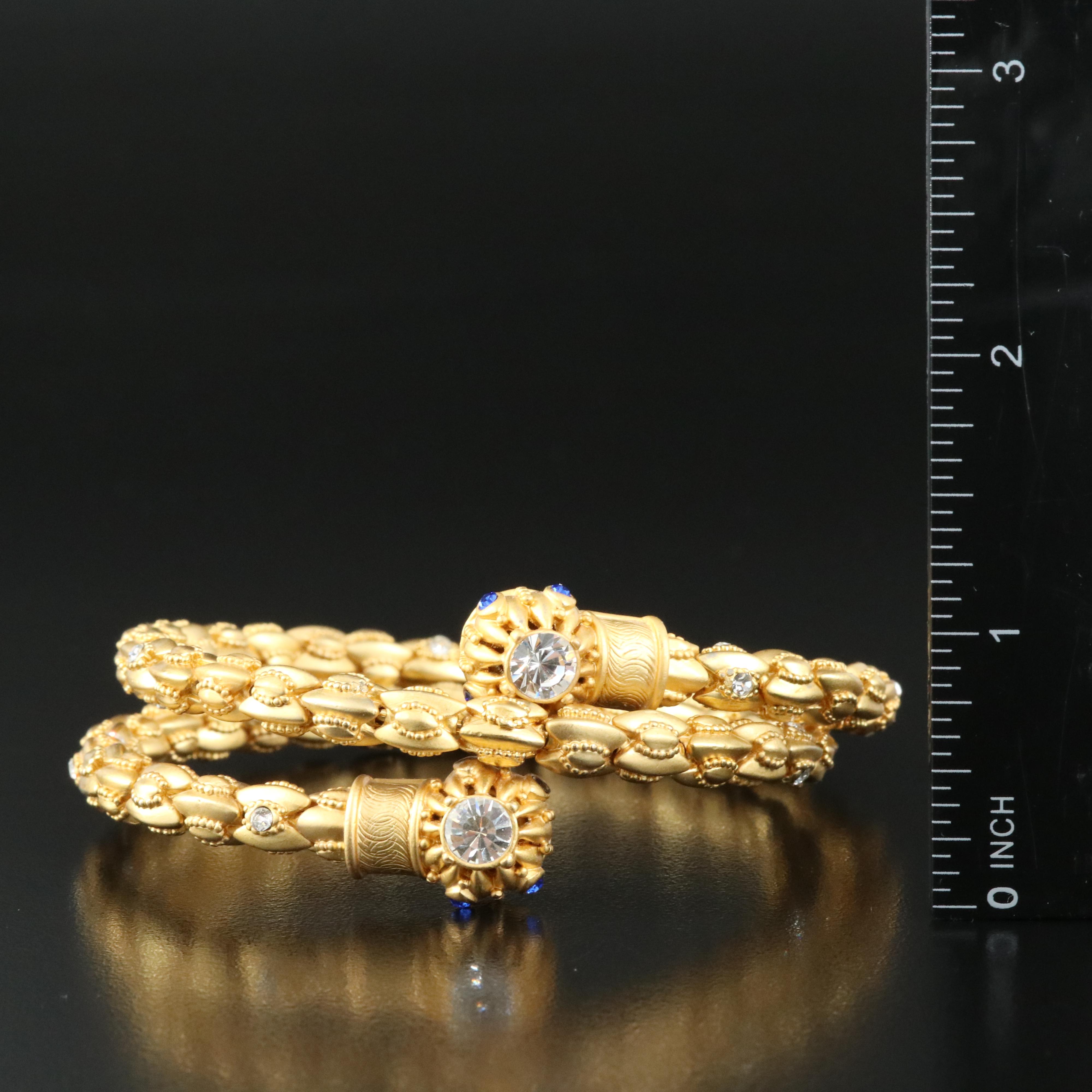 Camrose & Kross "Jacqueline Kennedy" Rhinestone Wrap Bracelet