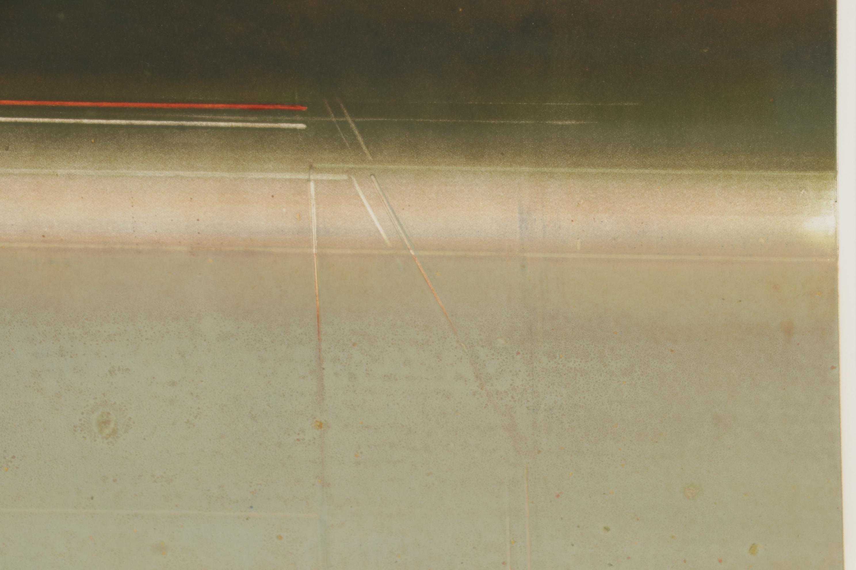 Stan Berning Color Lithograph "Planetary States," 1996