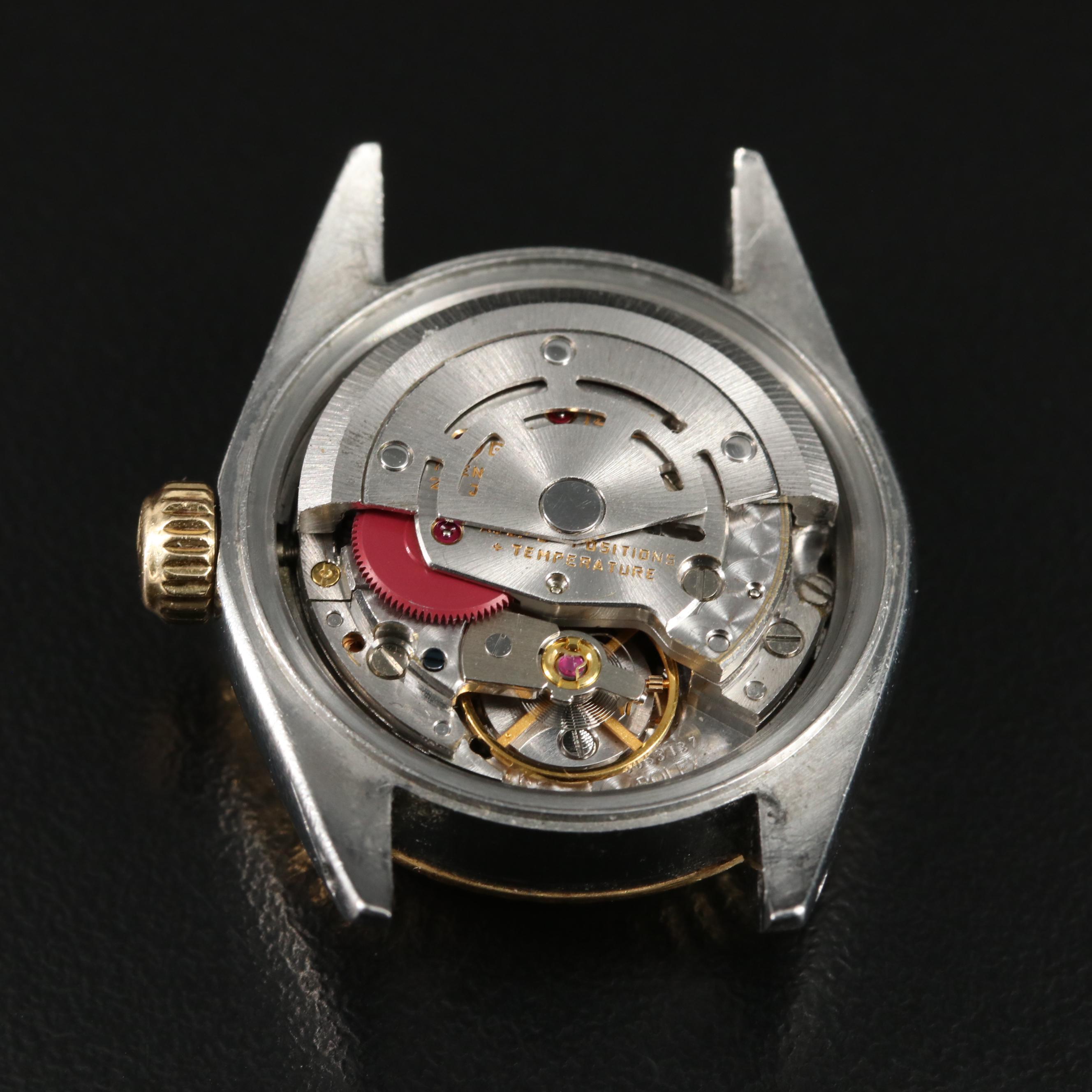 1989 Rolex Custom Diamond Dial Oyster Perpetual Datejust Automatic Watch