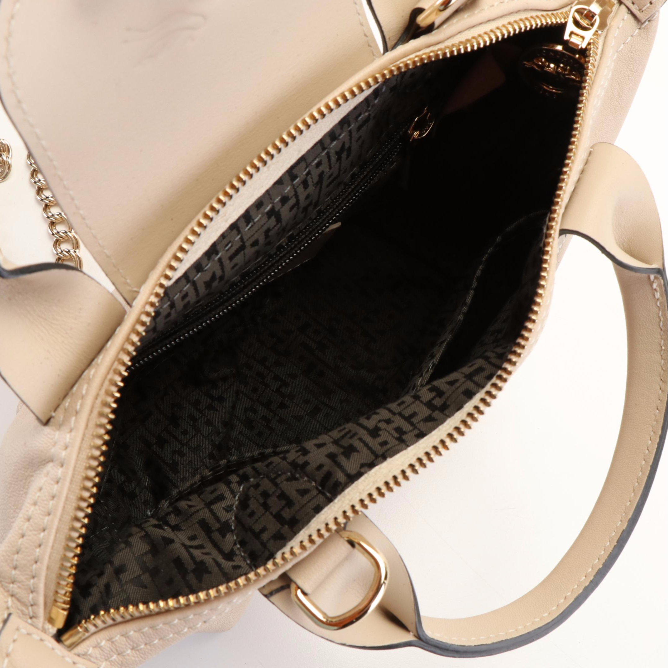 Longchamp Limited Edition Modèle Déposé Shoulder Bag in Beige Leather