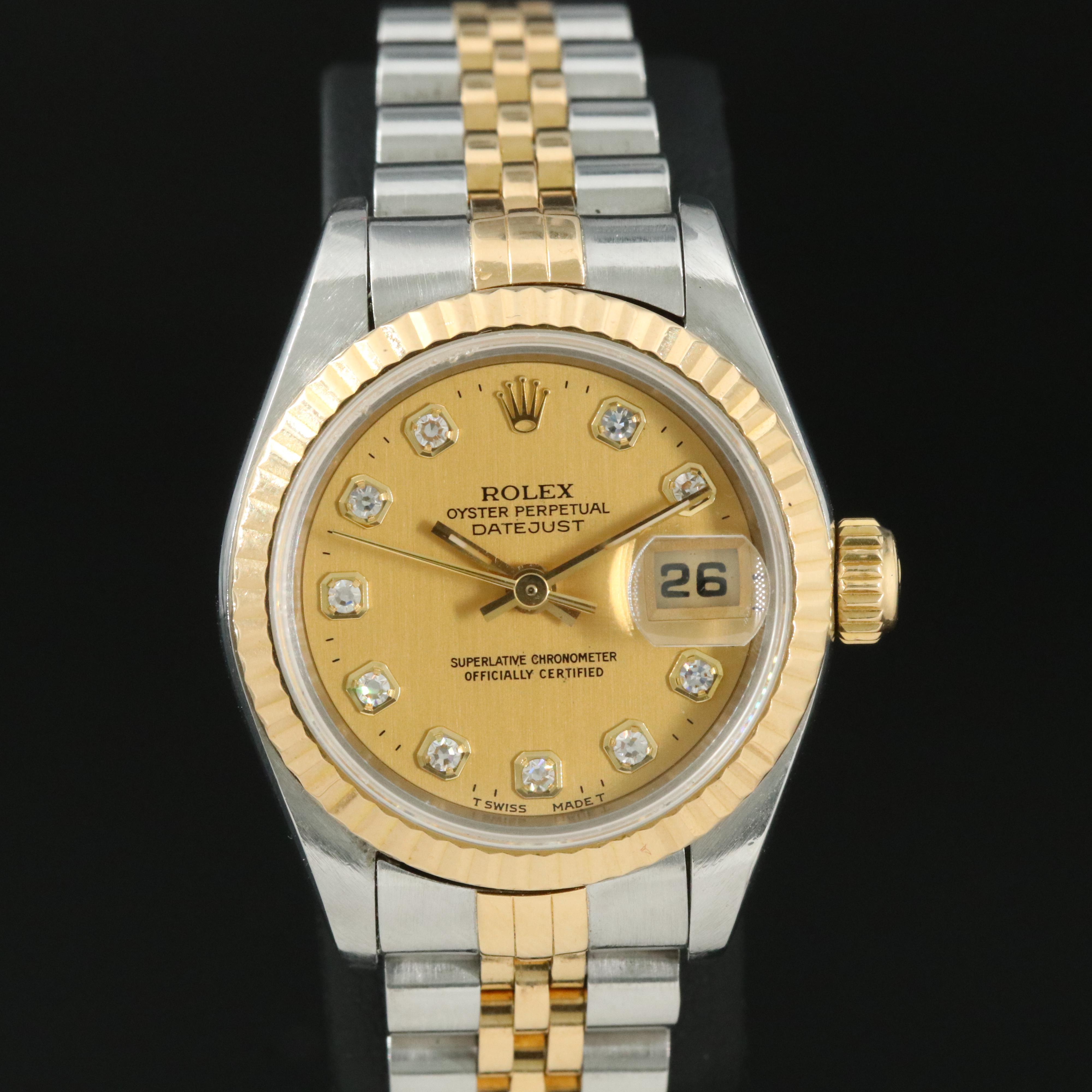 1995 Rolex Oyster Perpetual Two-Tone Datejust Watch