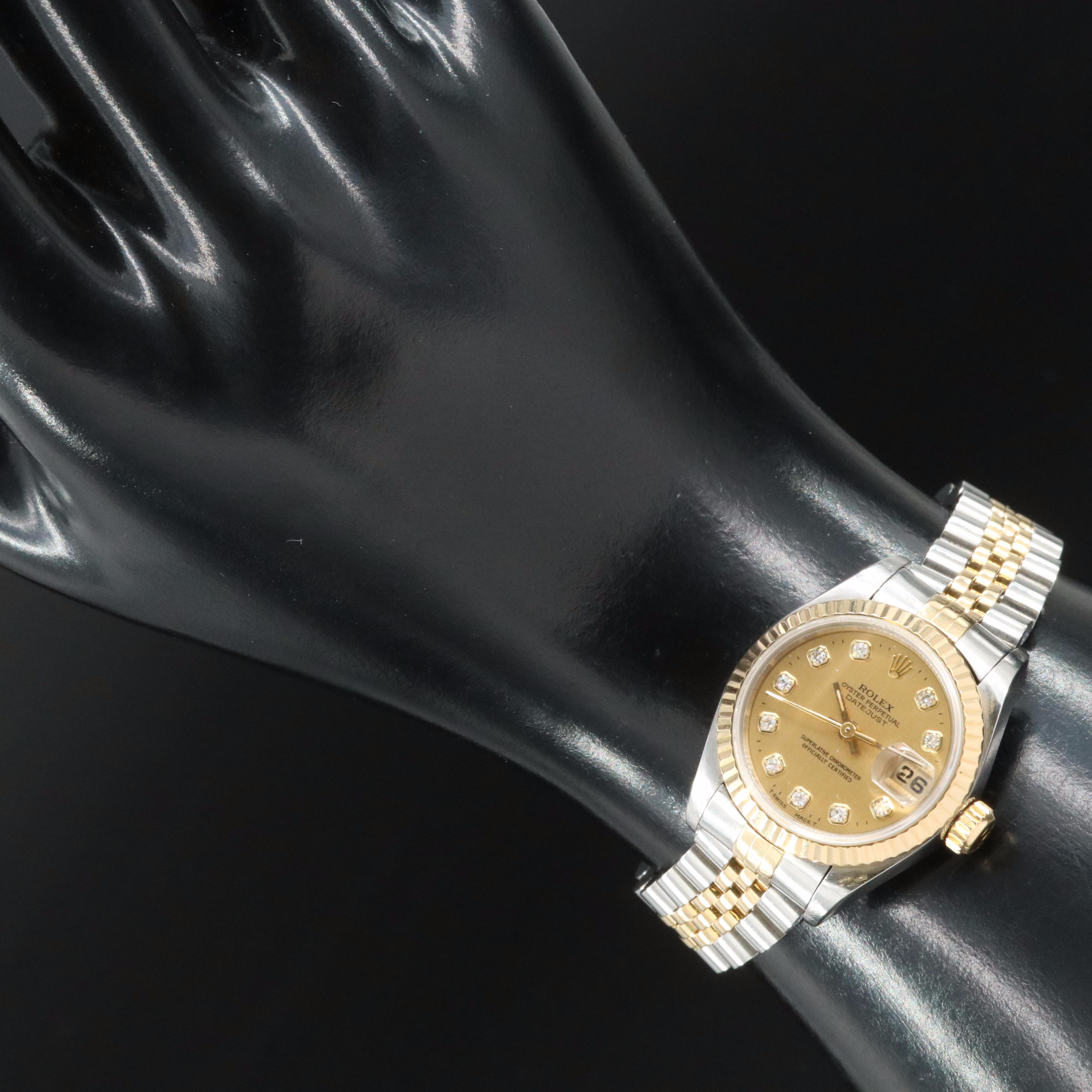 1995 Rolex Oyster Perpetual Two-Tone Datejust Watch