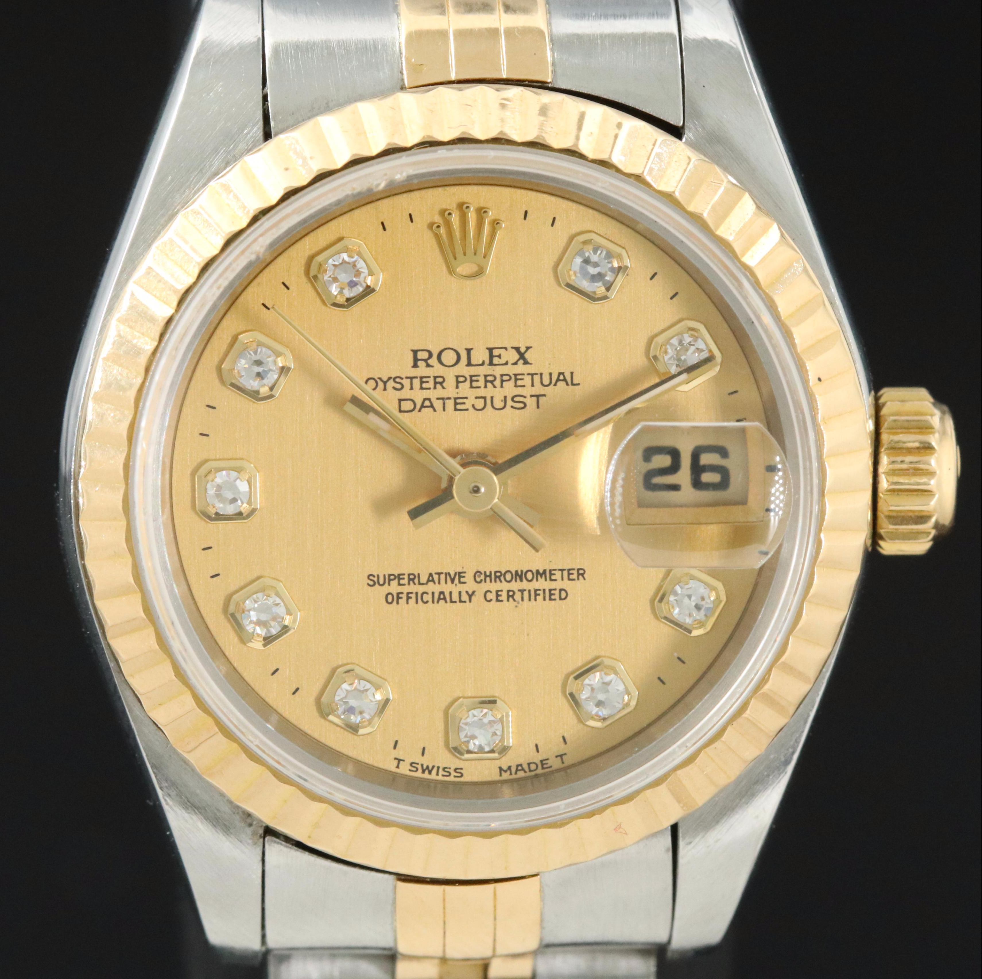 1995 Rolex Oyster Perpetual Two-Tone Datejust Watch