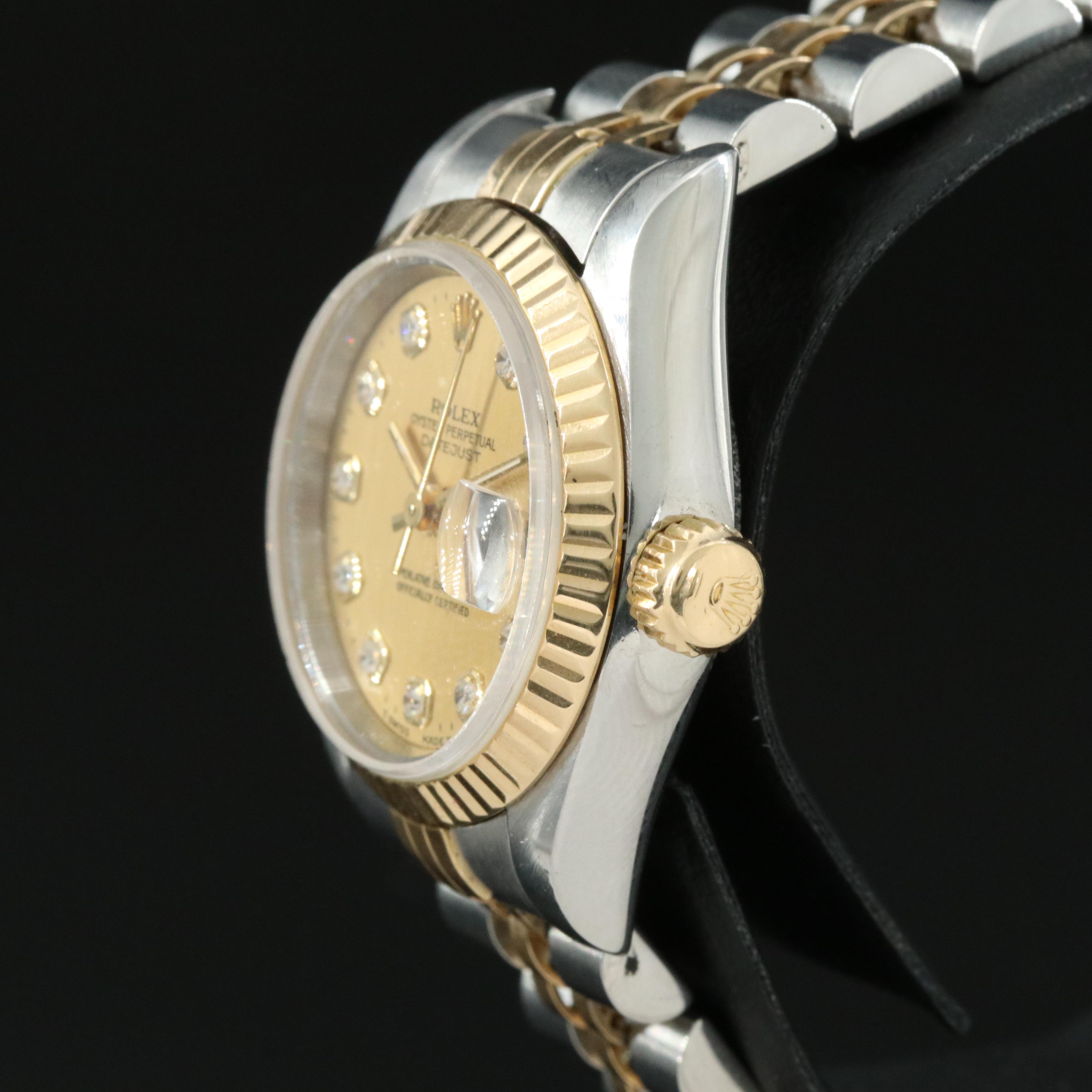 1995 Rolex Oyster Perpetual Two-Tone Datejust Watch