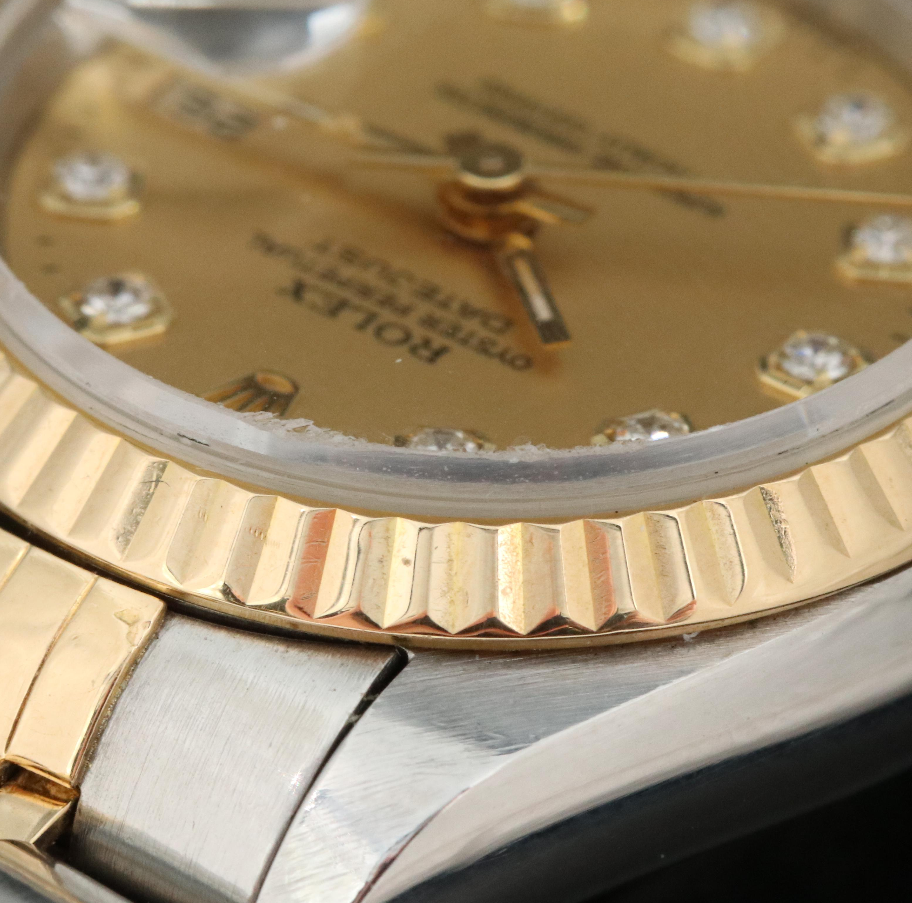 1995 Rolex Oyster Perpetual Two-Tone Datejust Watch