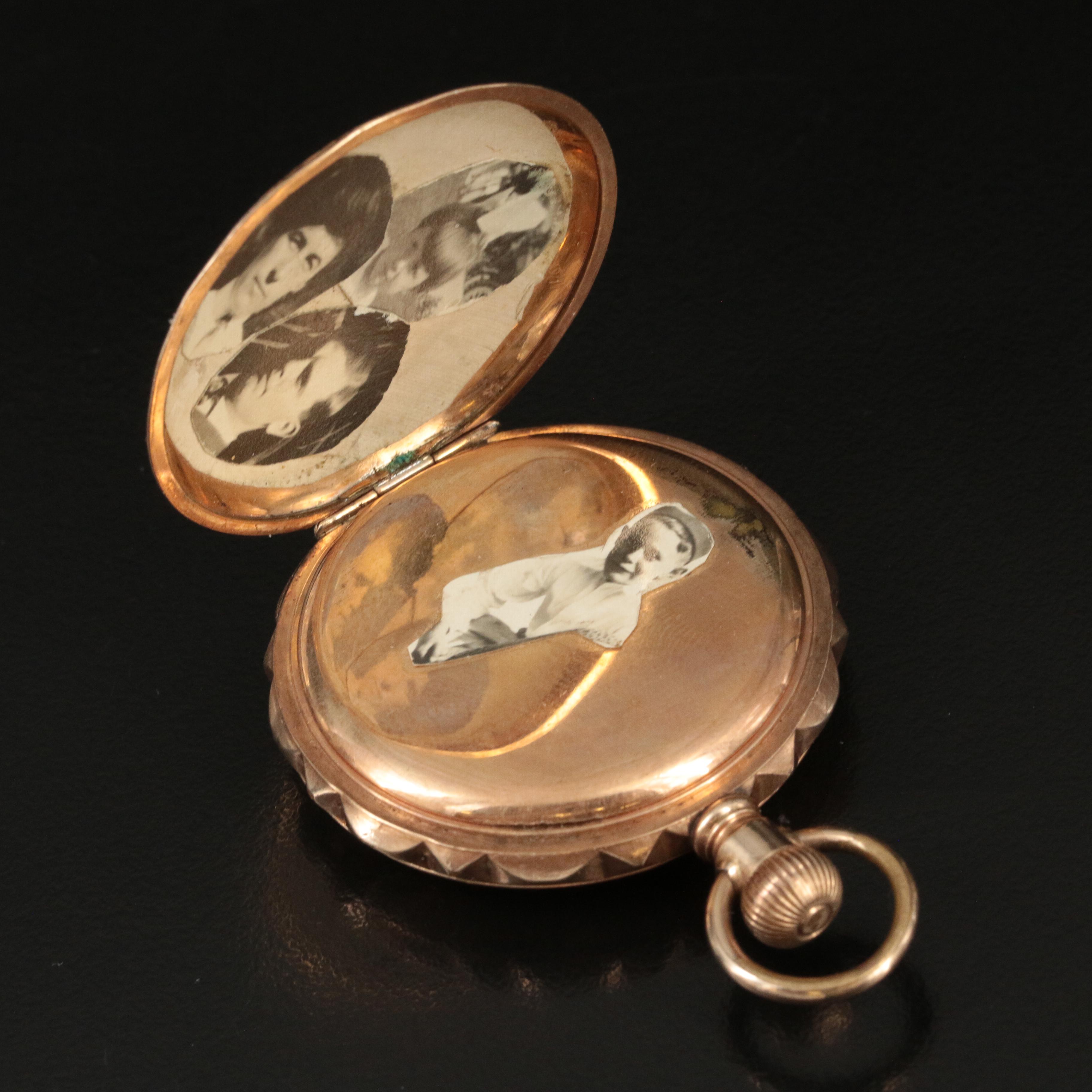 Circa 1895 American Waltham Hunting Case Pocket Watch