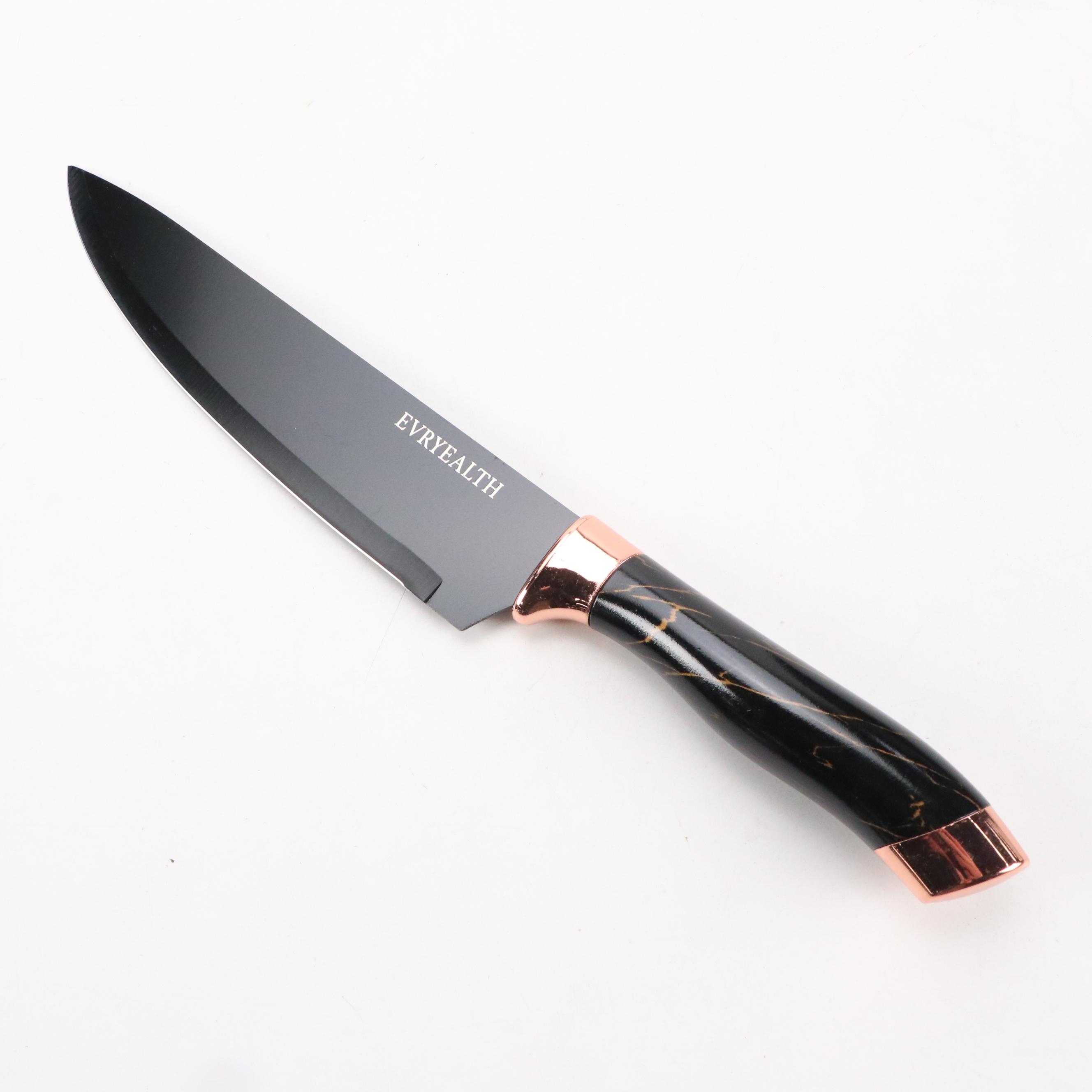 Evryealth Kitchen Knife Set with Block