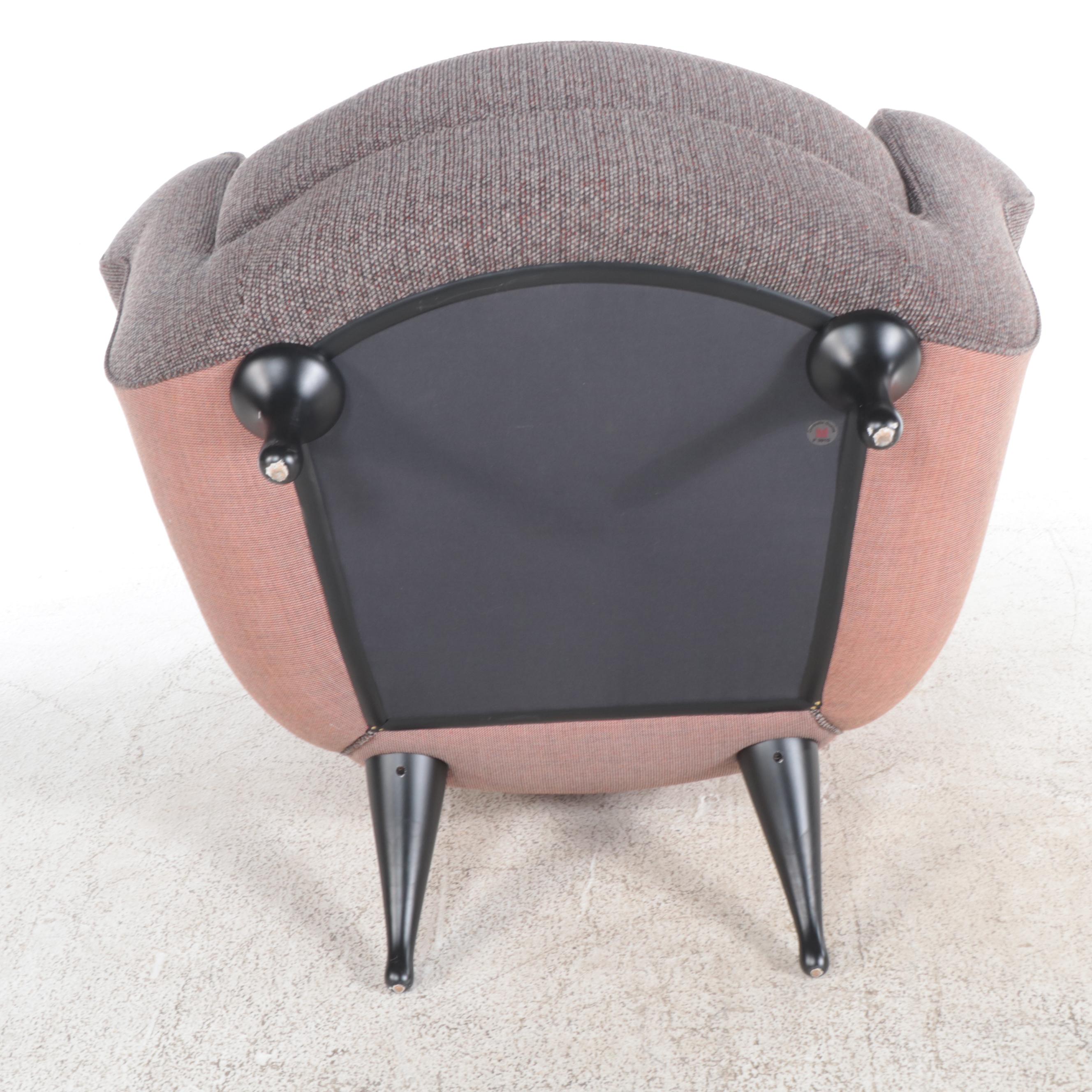 Massimo Iosa Ghini for Moroso "Big Mama" Custom-Upholstered Wingback Armchair