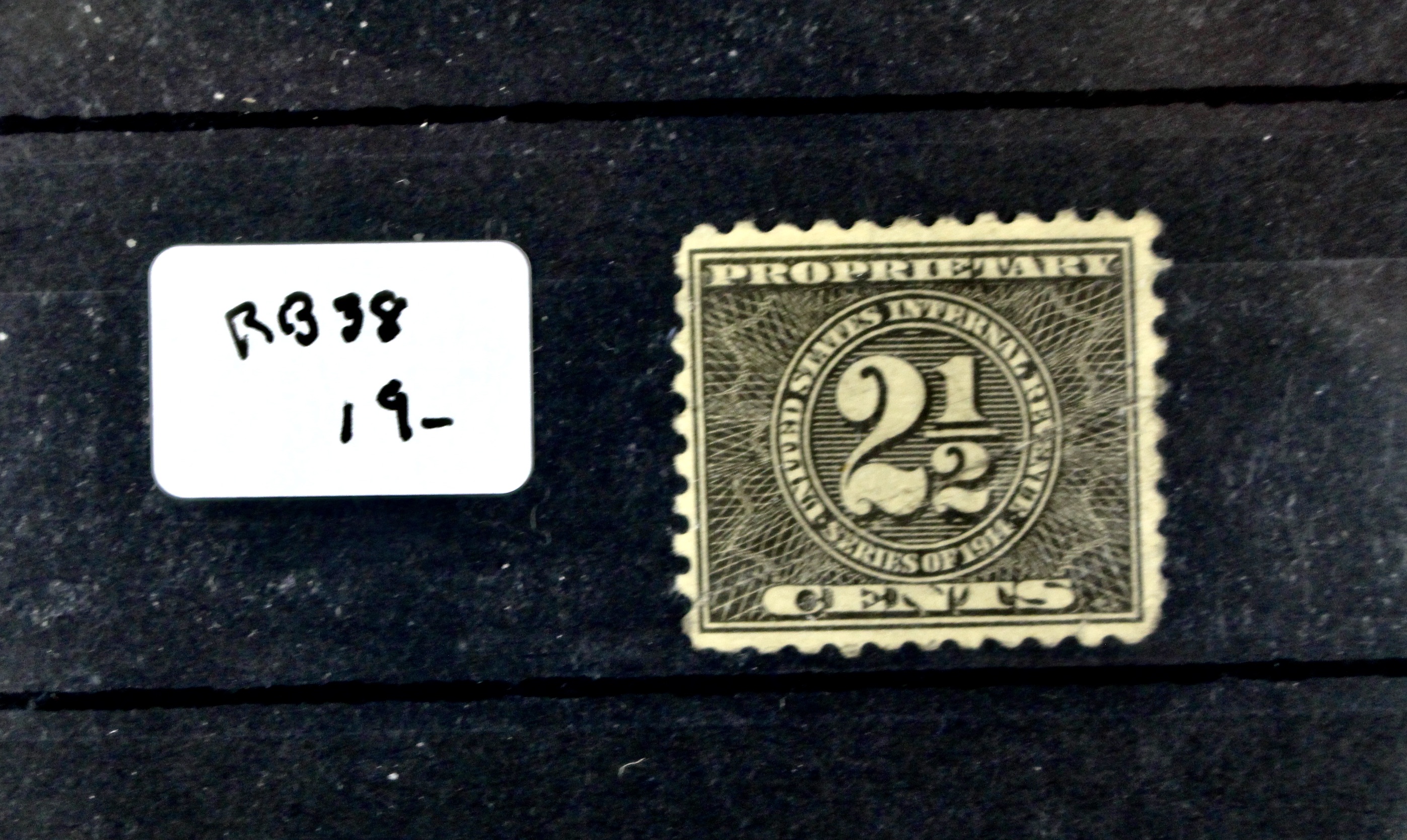 Large U.S. Revenue Postage Stamp Collection
