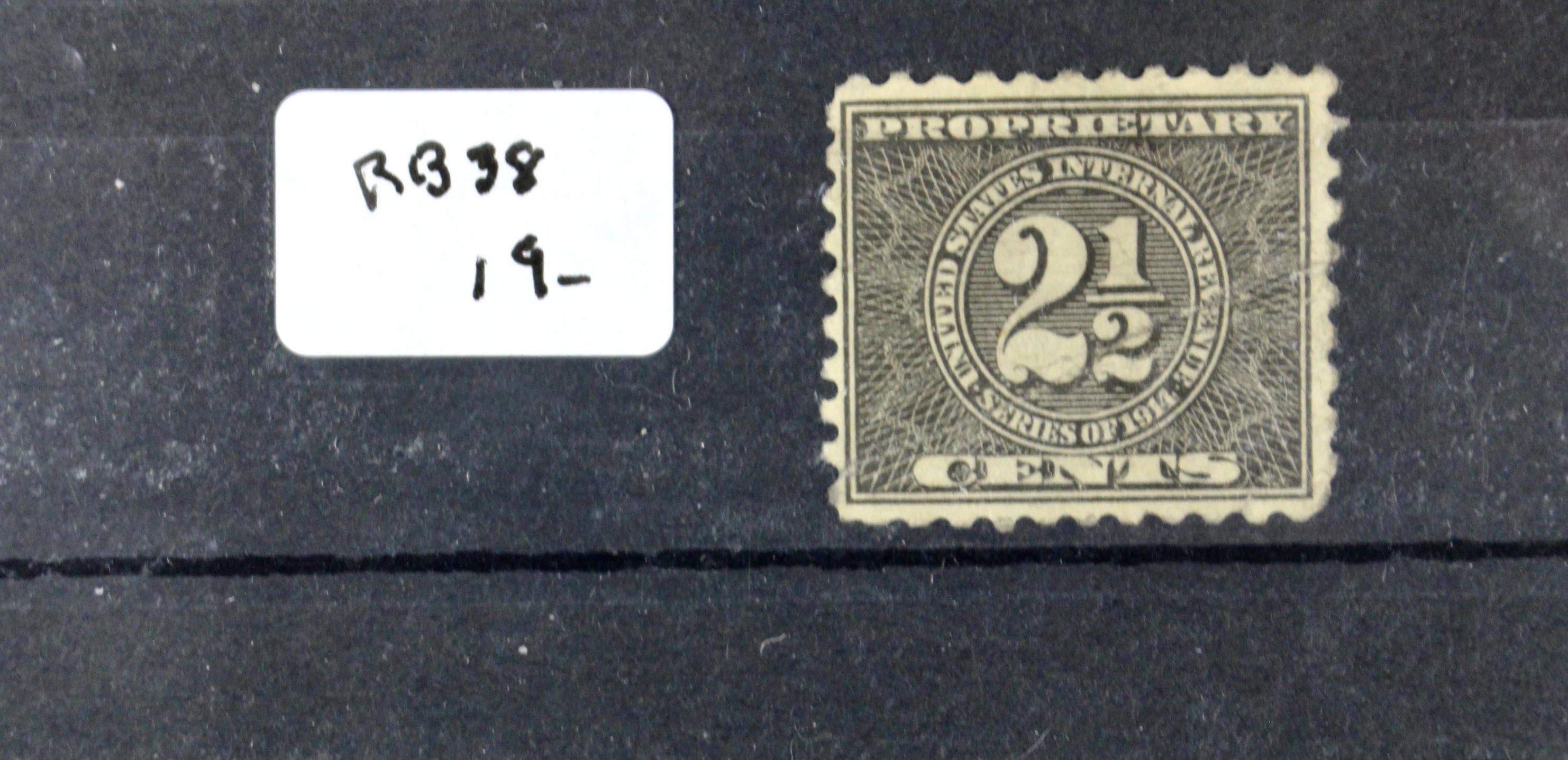 Large U.S. Revenue Postage Stamp Collection