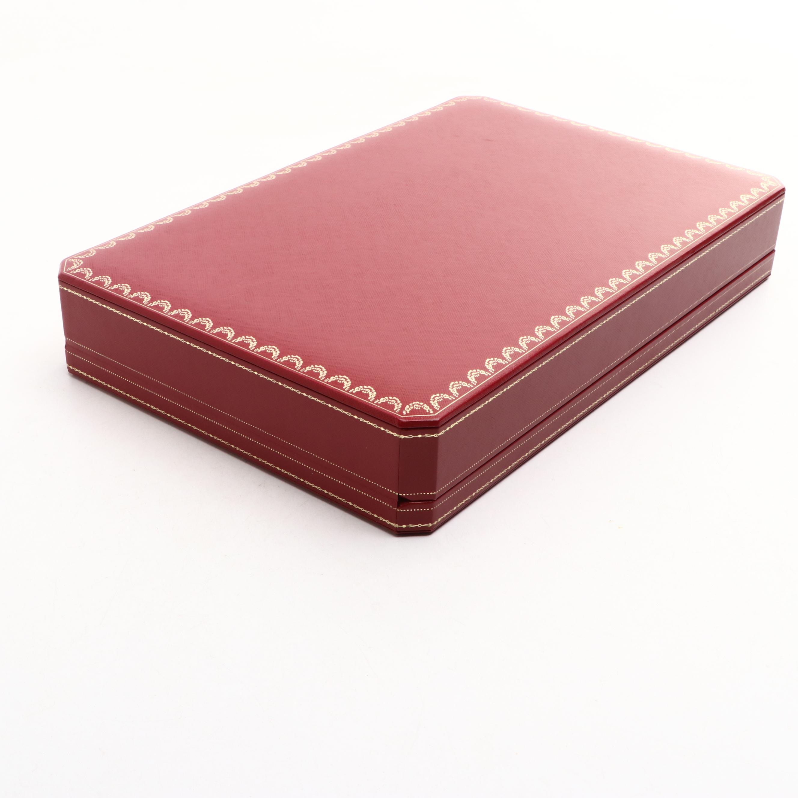 Cartier Jewelry Box With Outer Cover Box
