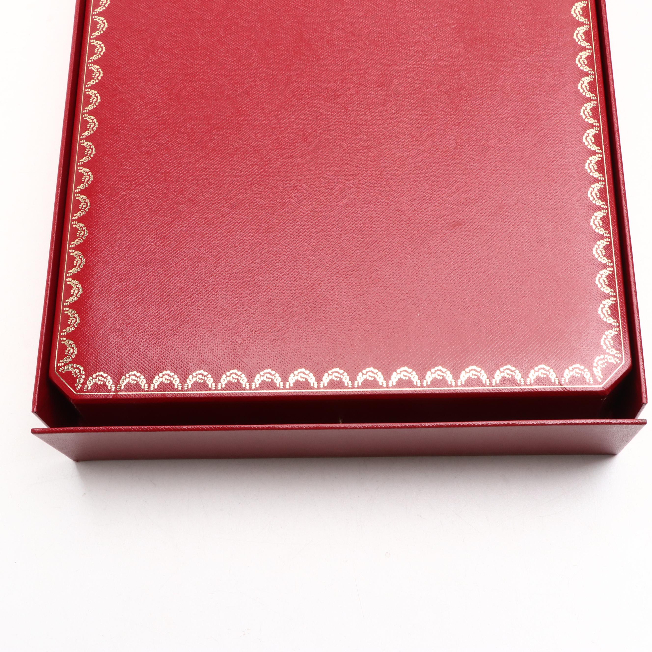 Cartier Jewelry Box With Outer Cover Box