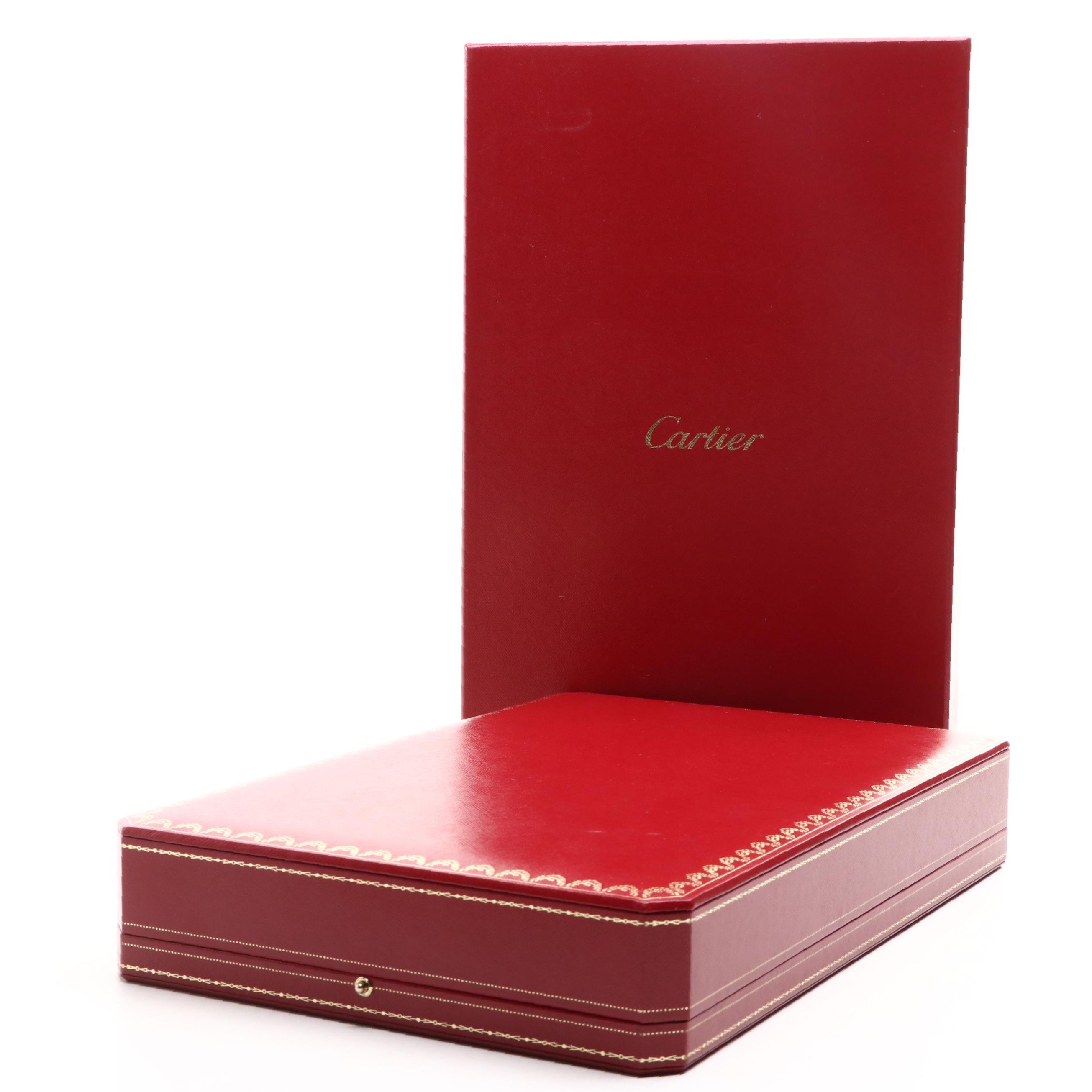 Cartier Jewelry Box With Outer Cover Box