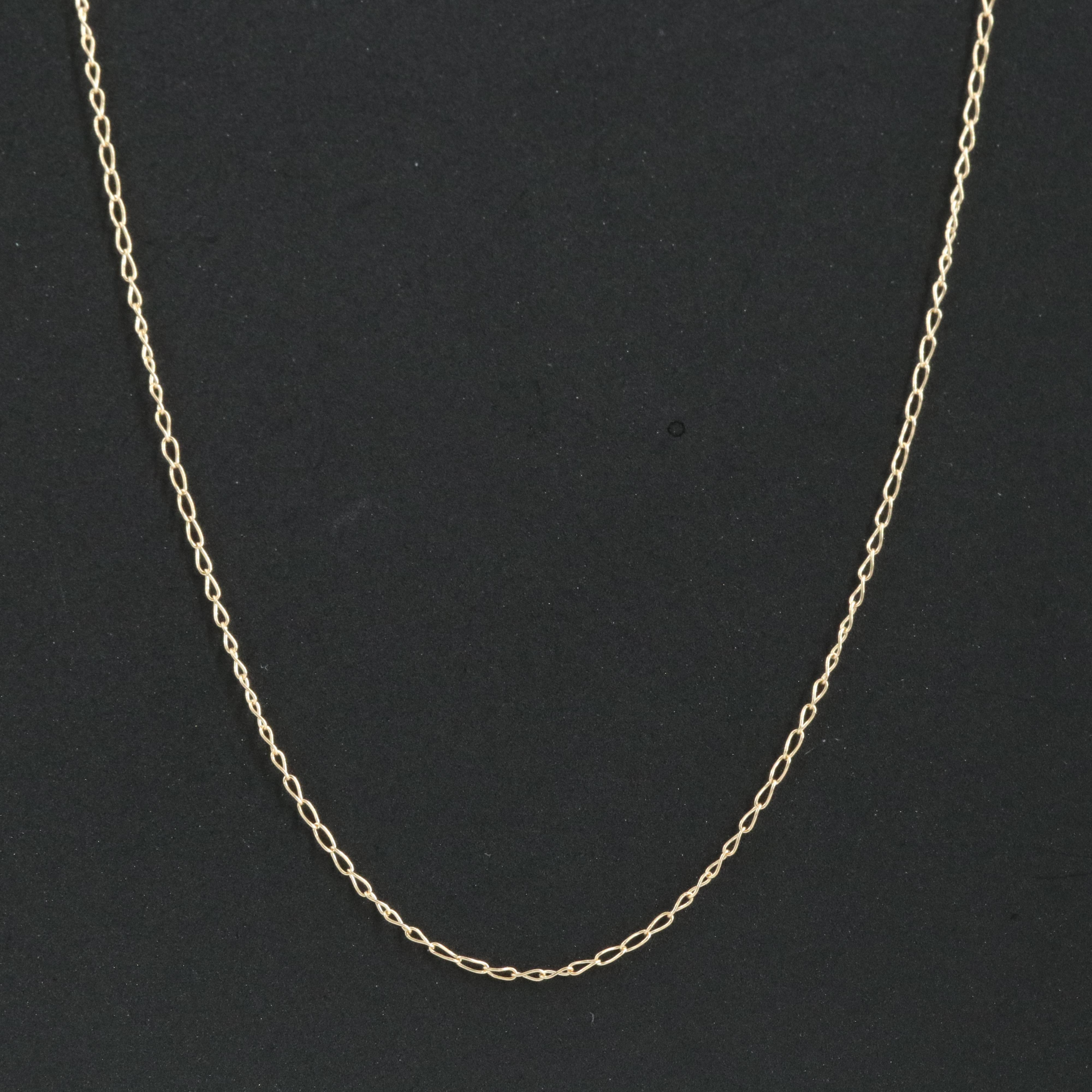 14K Cable Link Necklace