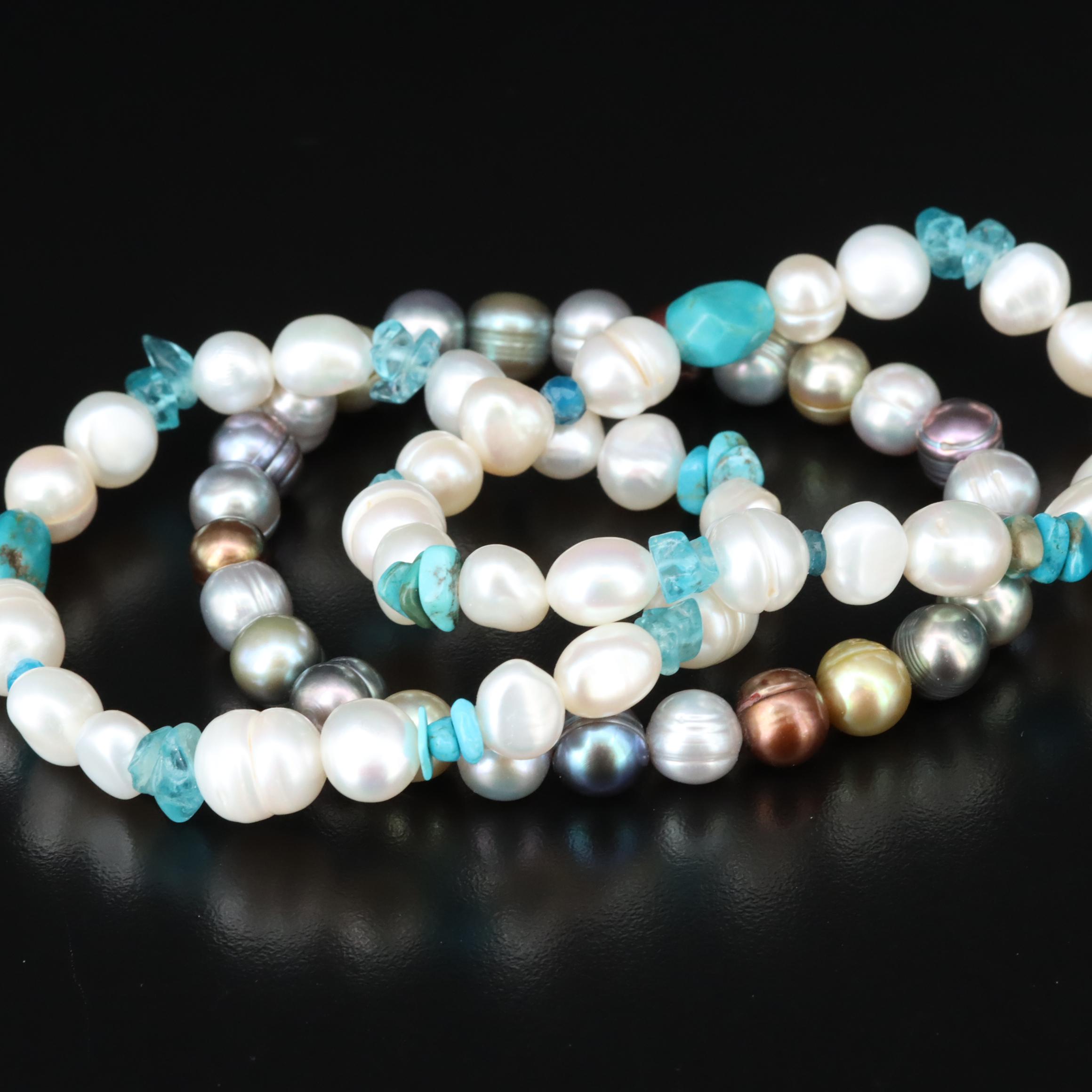 Necklaces and Bracelets Including Rose Quartz, Rhodochrosite and Amethyst