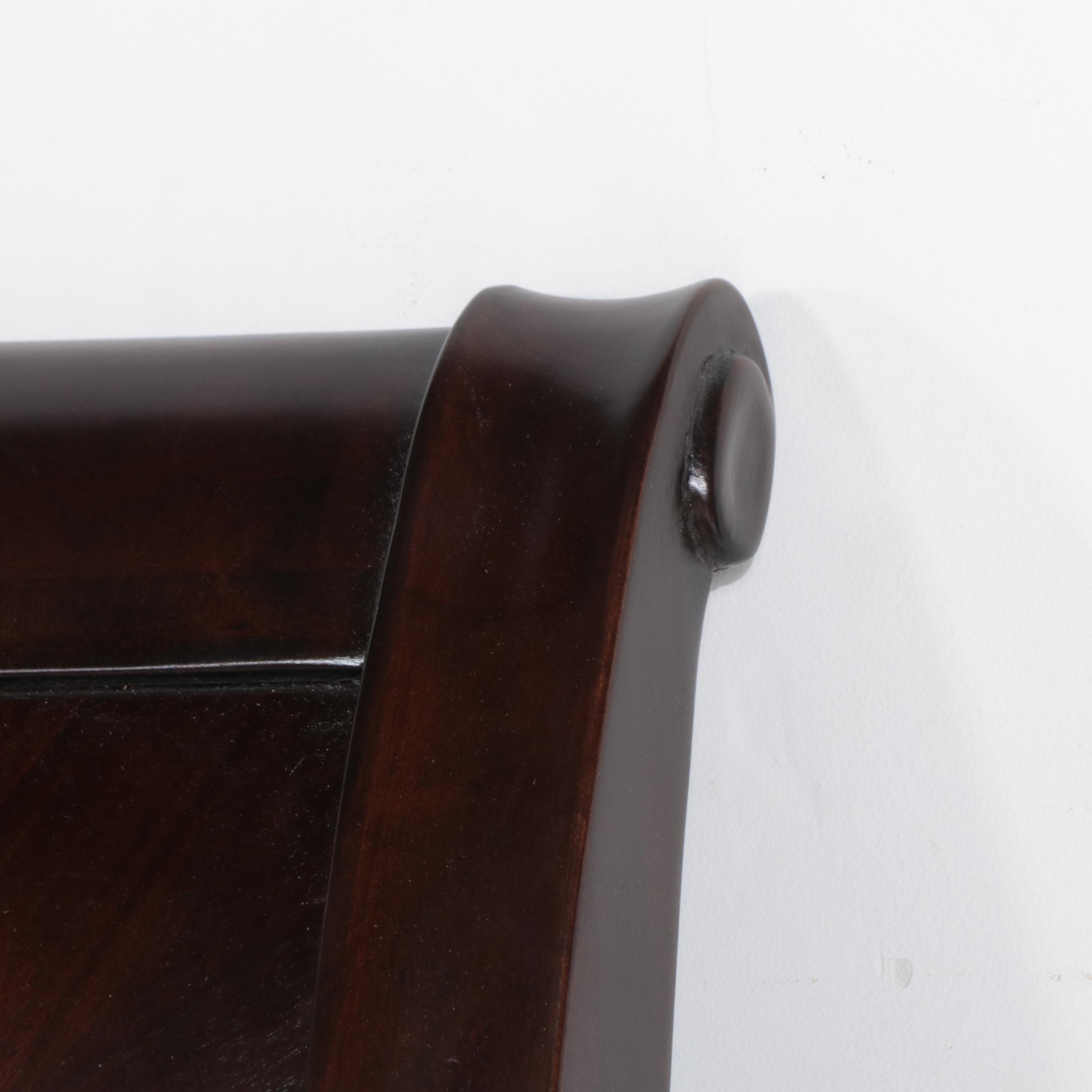 Thomasville Studio 455 Regency Style Mahogany Finish Bed Frame