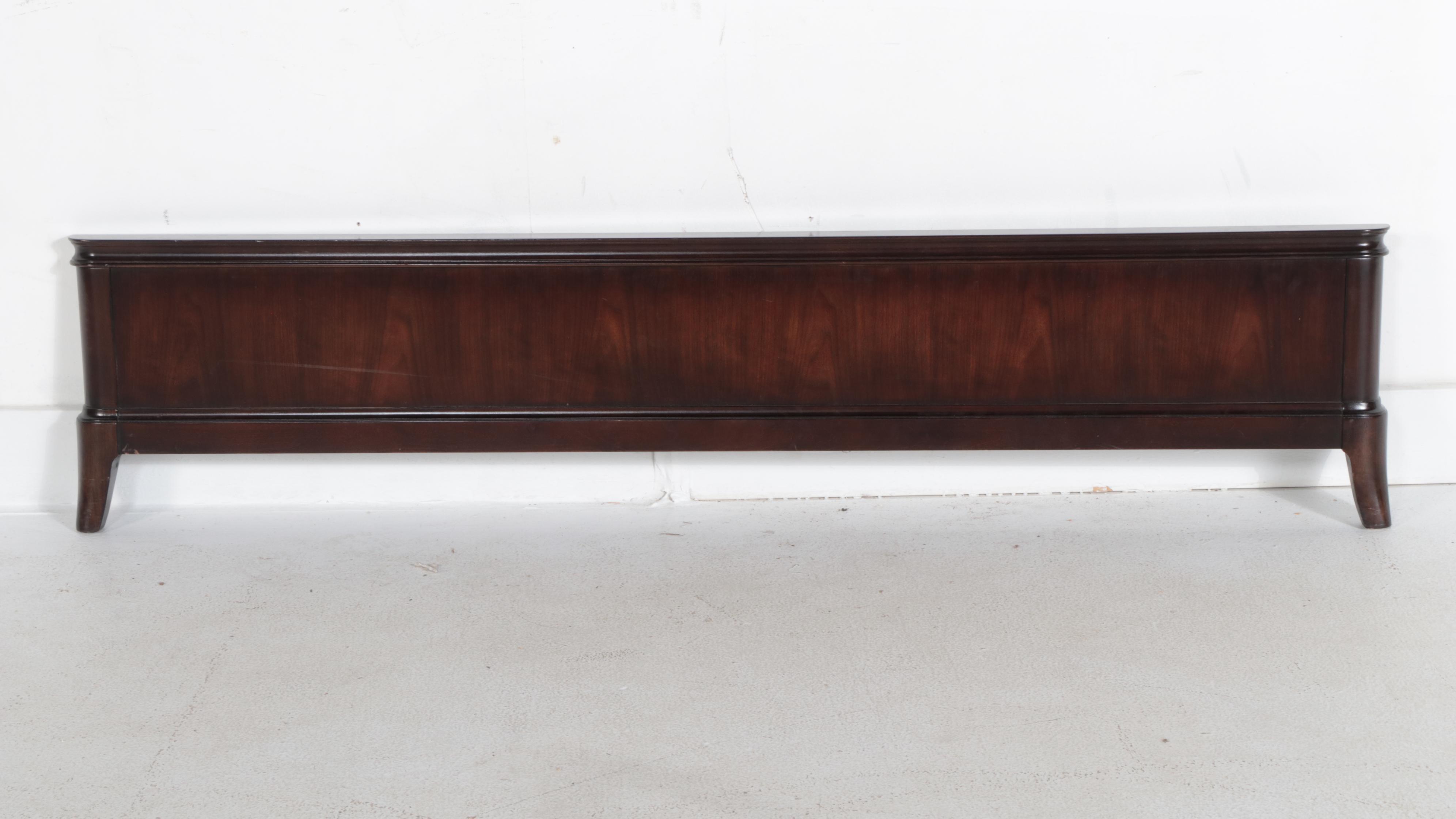 Thomasville Studio 455 Regency Style Mahogany Finish Bed Frame